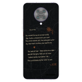 Picasee silikonový průhledný obal pro Xiaomi Poco F2 Pro - POET