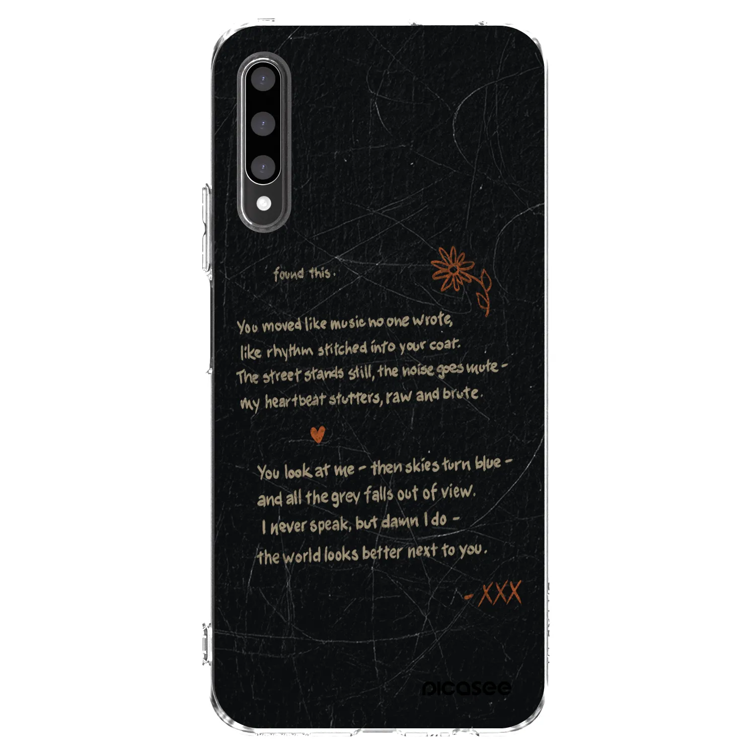 Picasee silikonový průhledný obal pro Honor 9X Pro - POET
