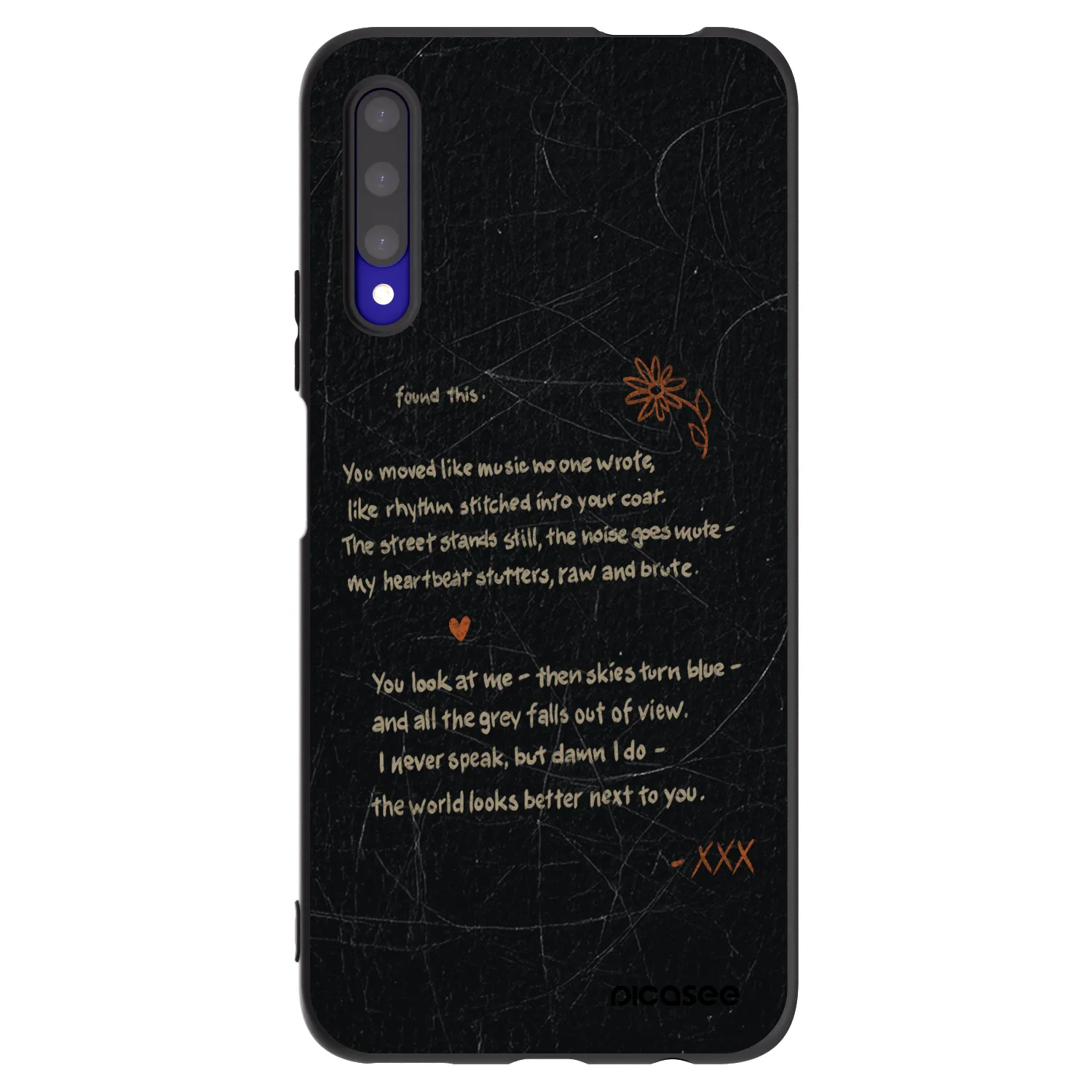 Picasee silikonový černý obal pro Honor 9X Pro - POET