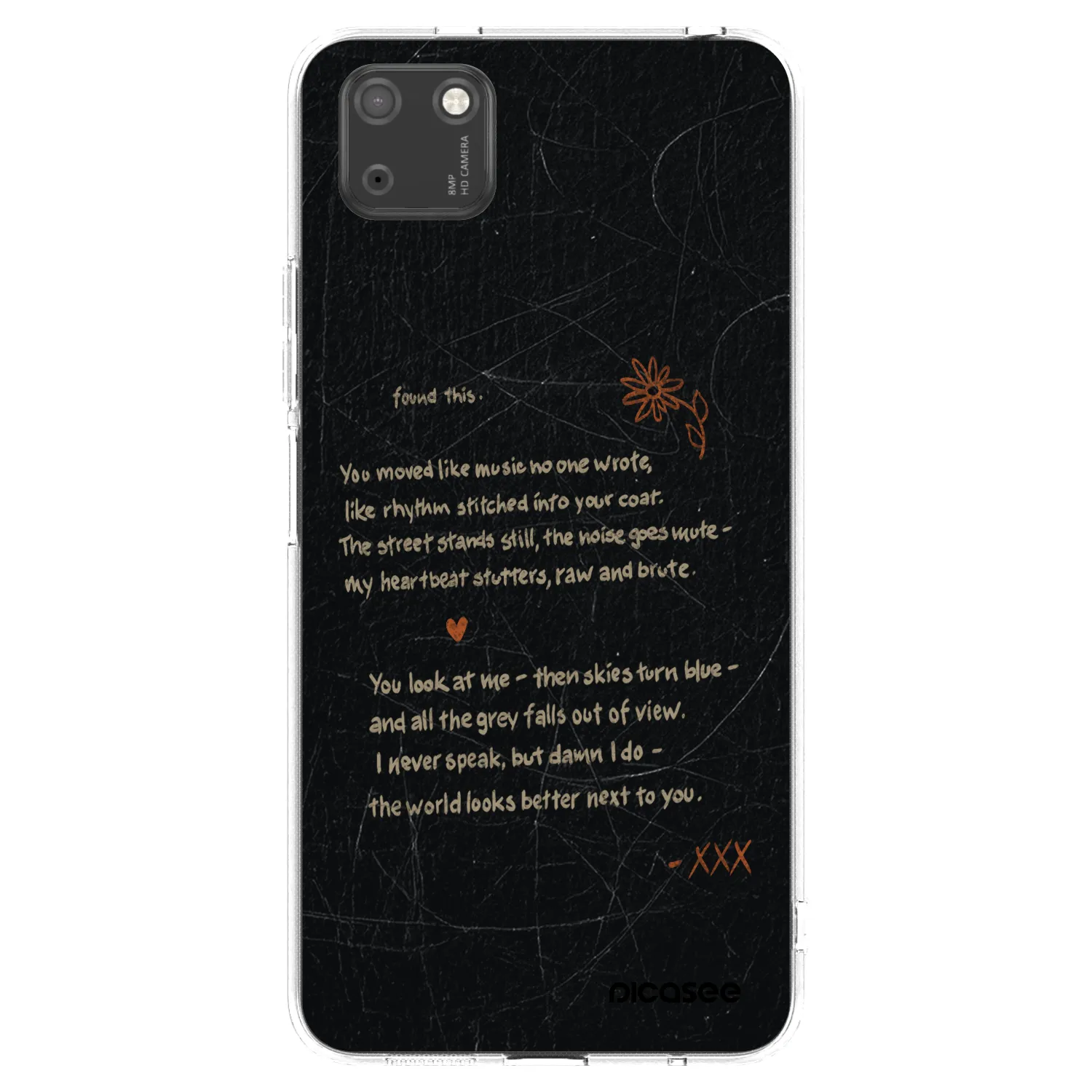 Picasee silikonový průhledný obal pro Huawei Y5P - POET