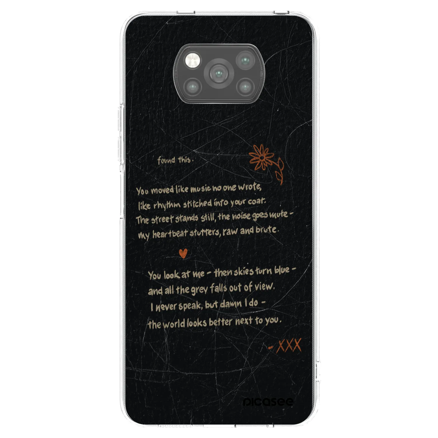Picasee silikonový černý obal pro Xiaomi Poco X3 - POET