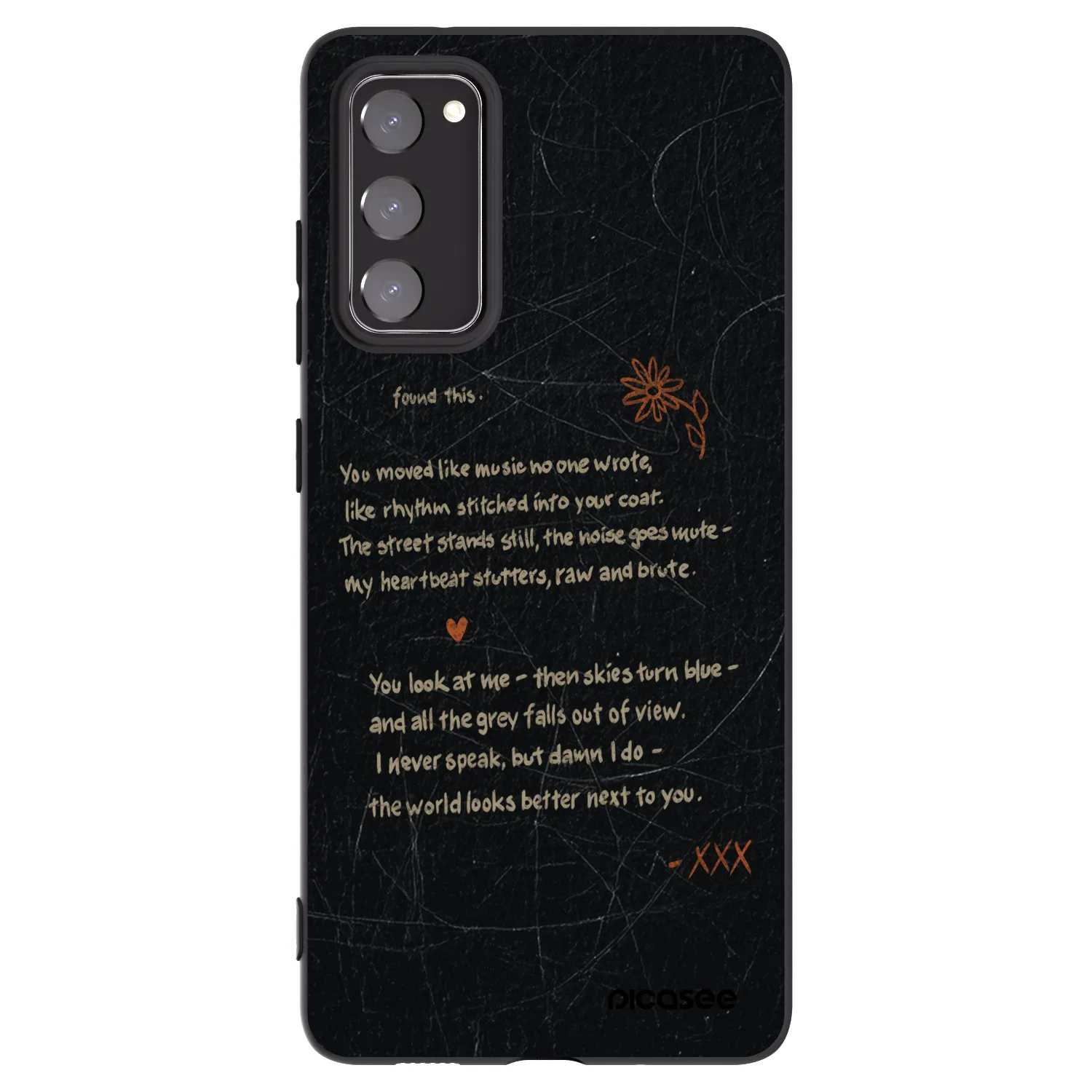 Picasee silikonový černý obal pro Samsung Galaxy S20 FE - POET