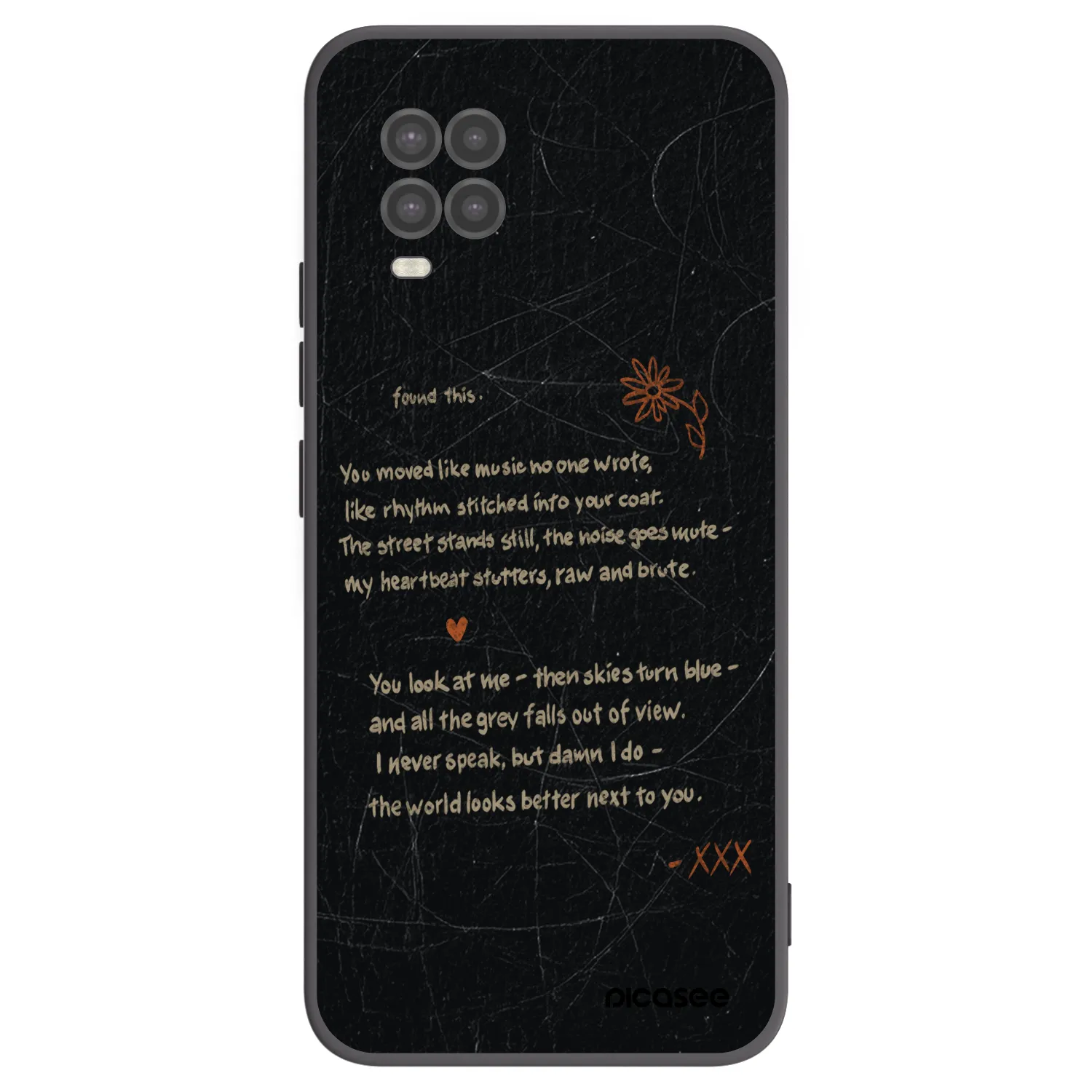 Picasee silikonový černý obal pro Xiaomi Mi 10 Lite - POET