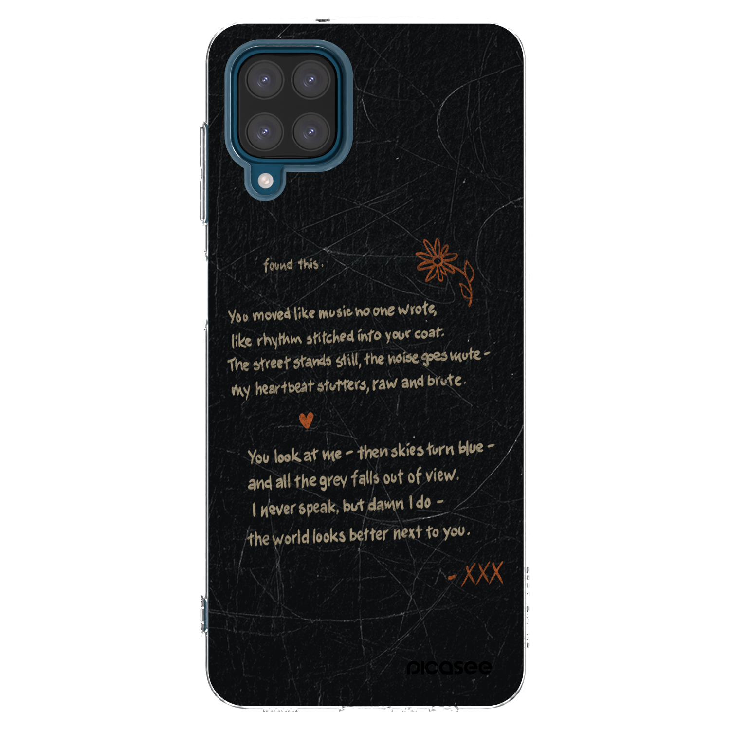 Picasee silikonový průhledný obal pro Samsung Galaxy A12 A125F - POET