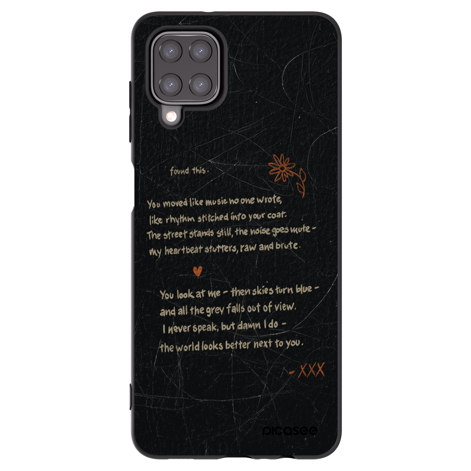 Picasee silikonový černý obal pro Samsung Galaxy A12 A125F - POET