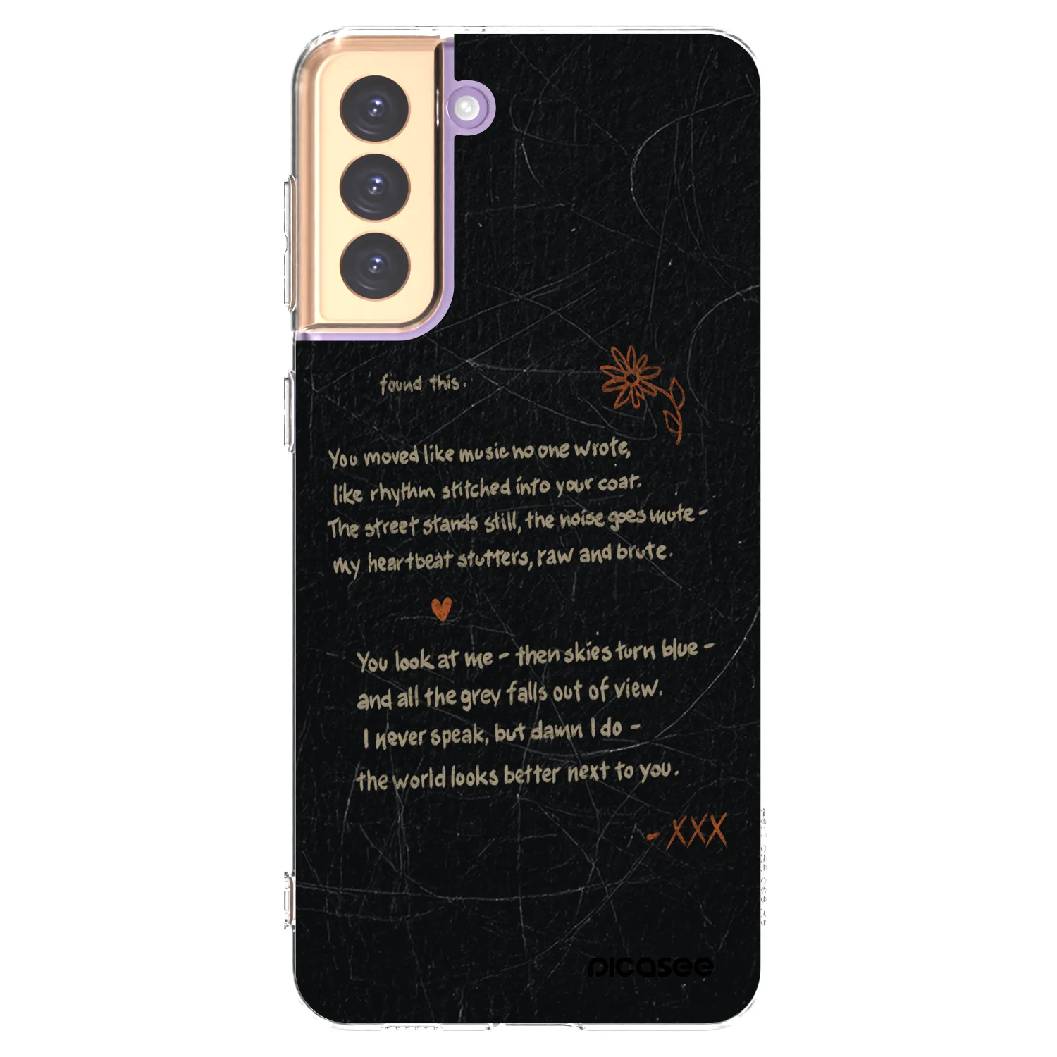 Picasee silikonový průhledný obal pro Samsung Galaxy S21+ 5G G996F - POET