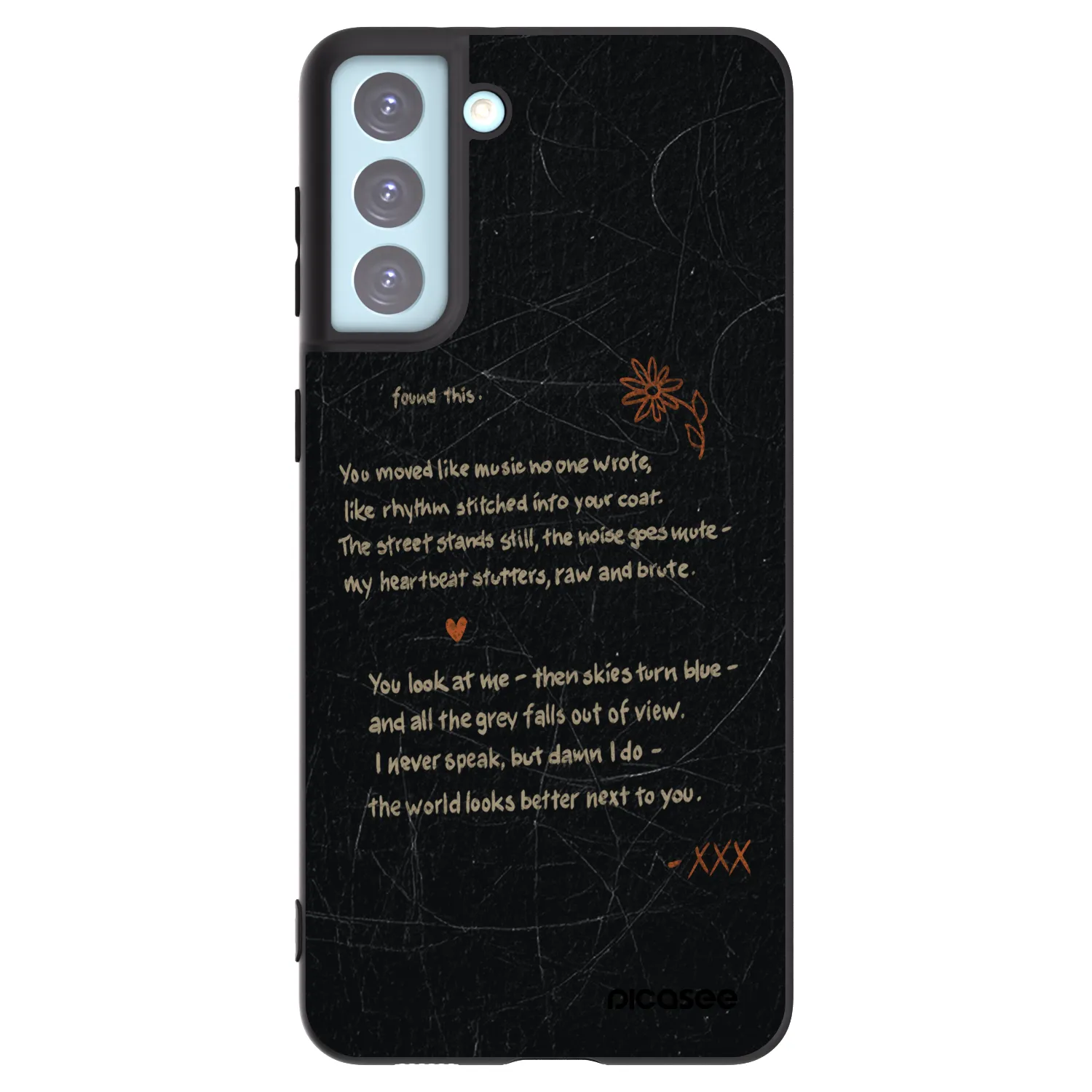 Picasee silikonový černý obal pro Samsung Galaxy S21+ 5G G996F - POET