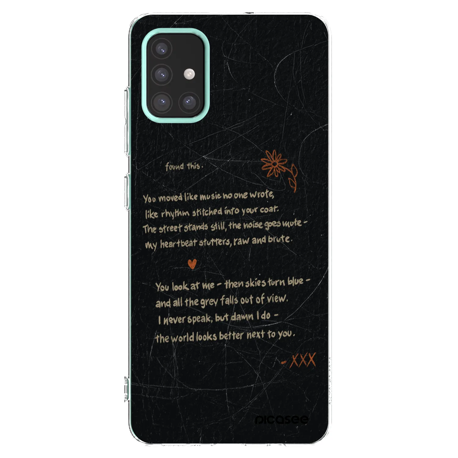 Picasee silikonový průhledný obal pro Samsung Galaxy M31s - POET