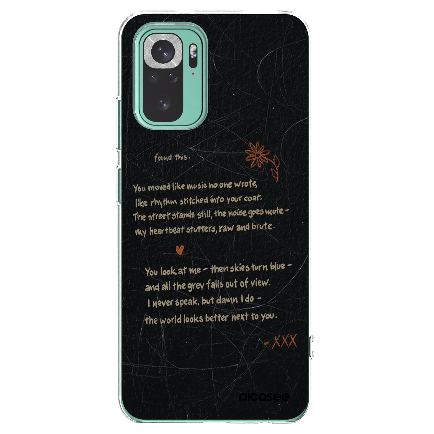 Picasee silikonový průhledný obal pro Xiaomi Redmi Note 10 Pro - POET