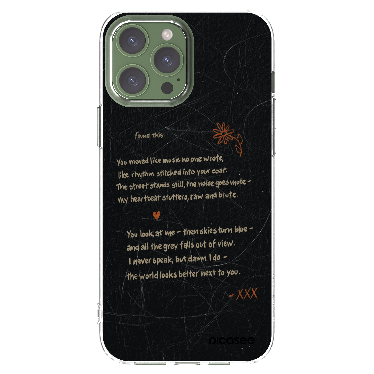 Picasee silikonový průhledný obal pro Apple iPhone 13 Pro Max - POET