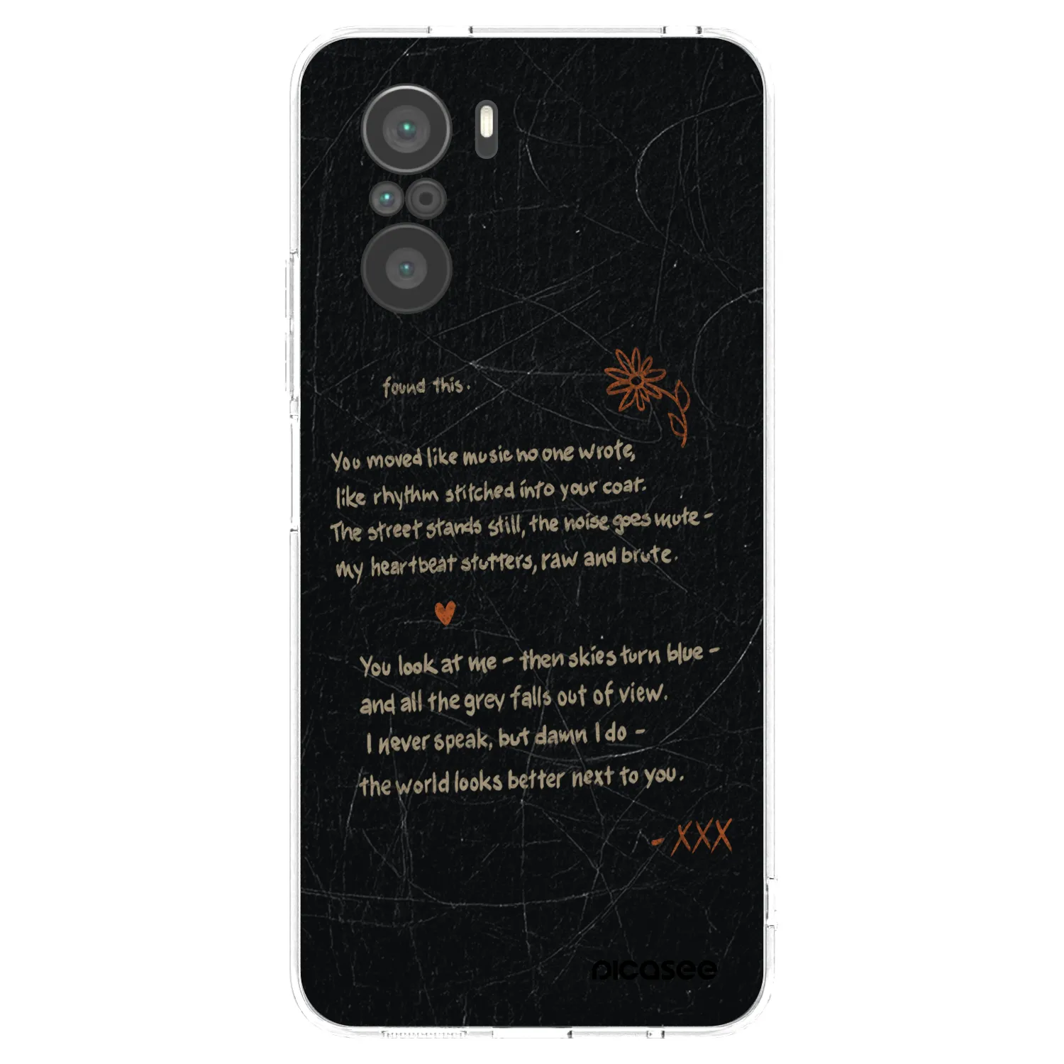 Picasee silikonový průhledný obal pro Xiaomi Poco F3 - POET