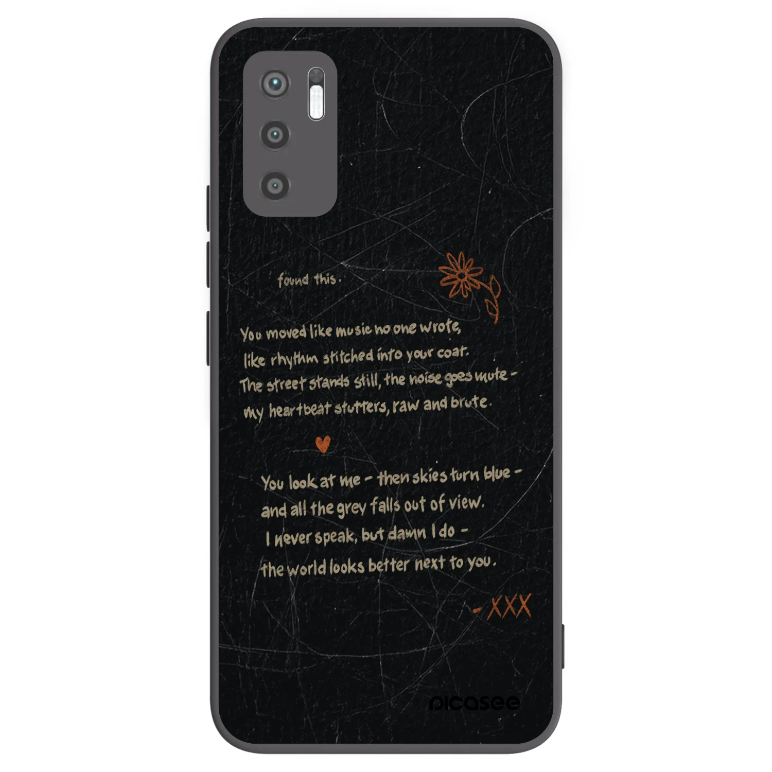 Picasee silikonový černý obal pro Xiaomi Redmi Note 10 5G - POET