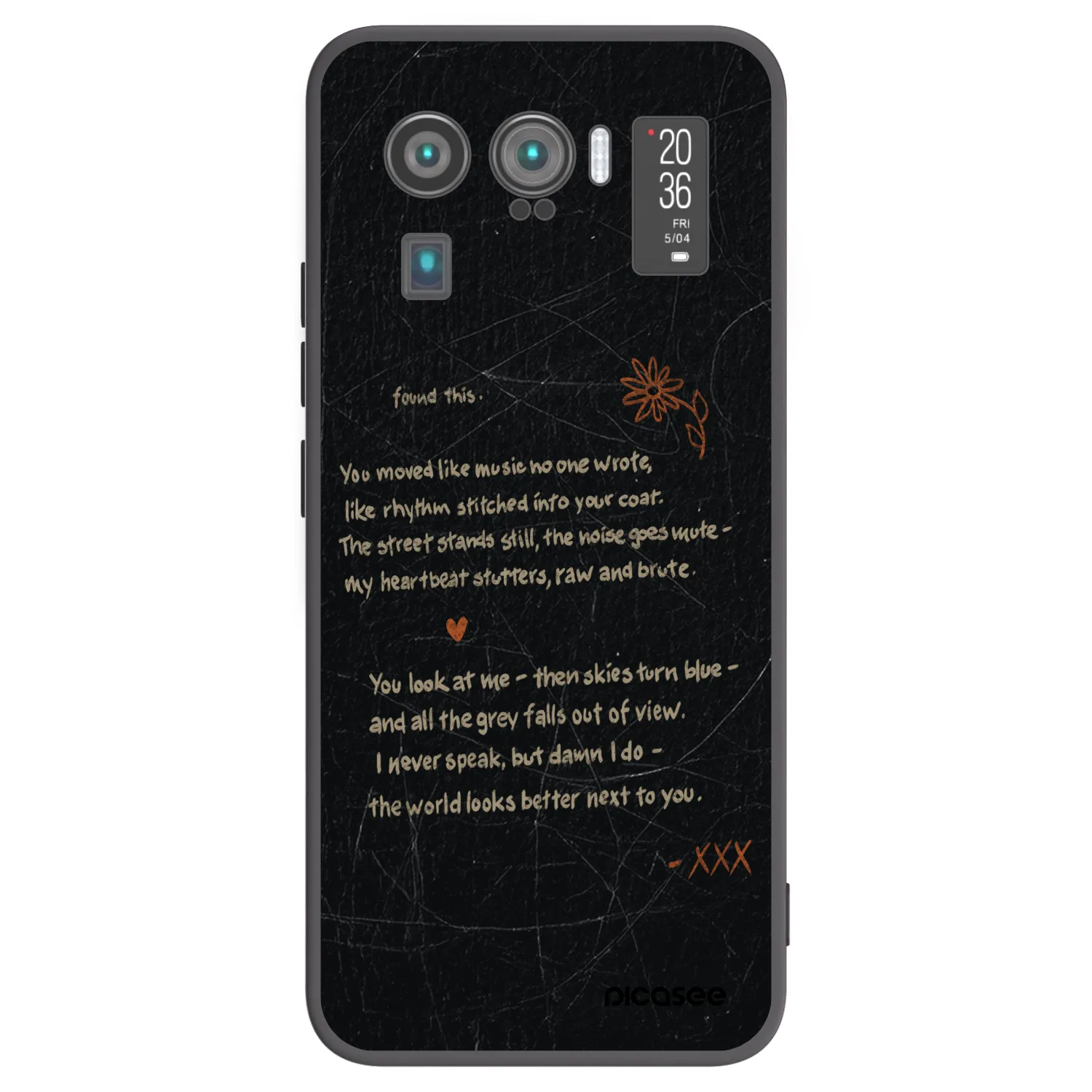 Picasee silikonový černý obal pro Xiaomi Mi 11 Ultra - POET