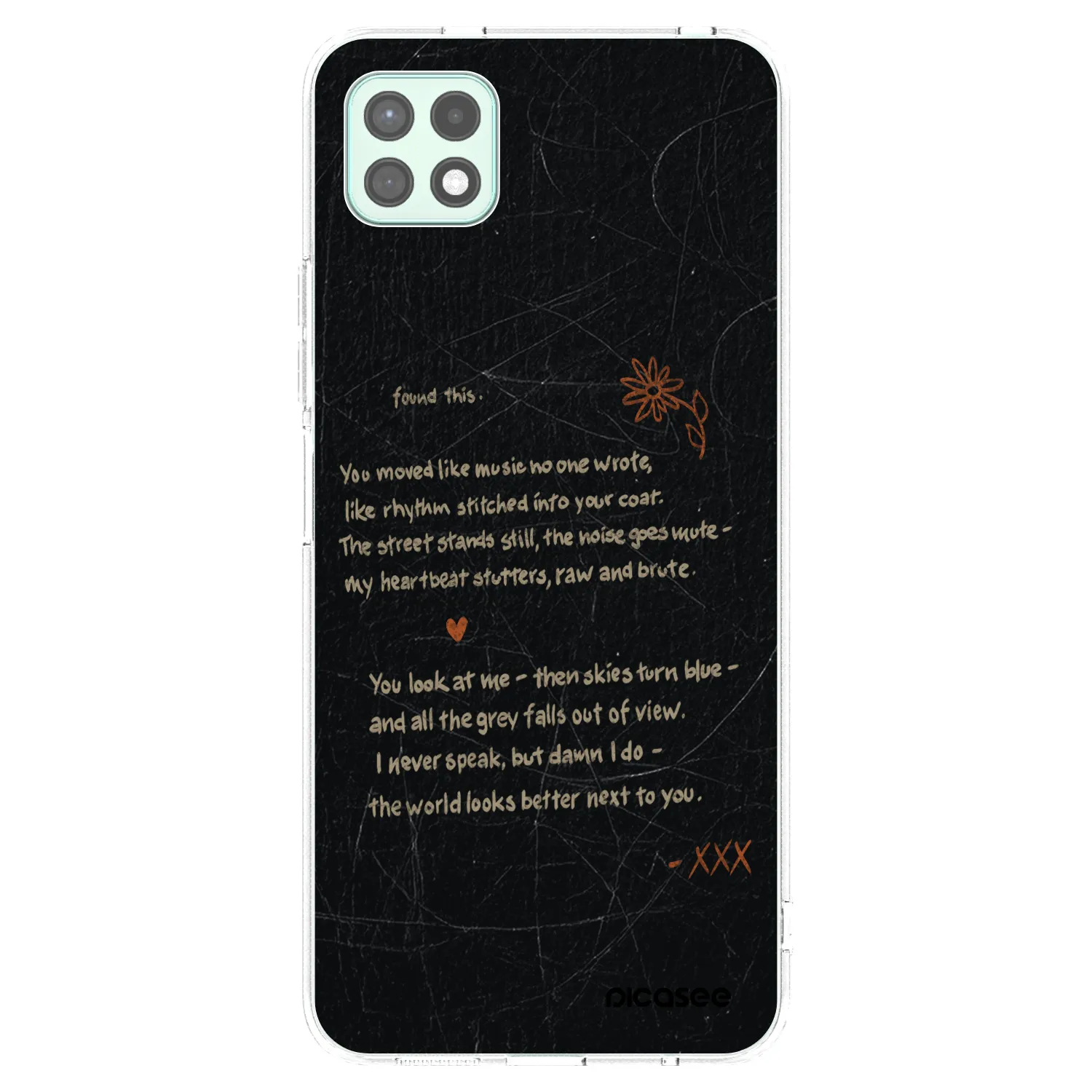 Picasee silikonový průhledný obal pro Samsung Galaxy A22 A226B 5G - POET