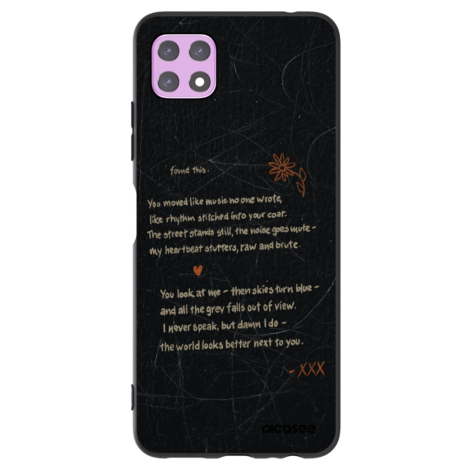 Picasee silikonový černý obal pro Samsung Galaxy A22 A226B 5G - POET