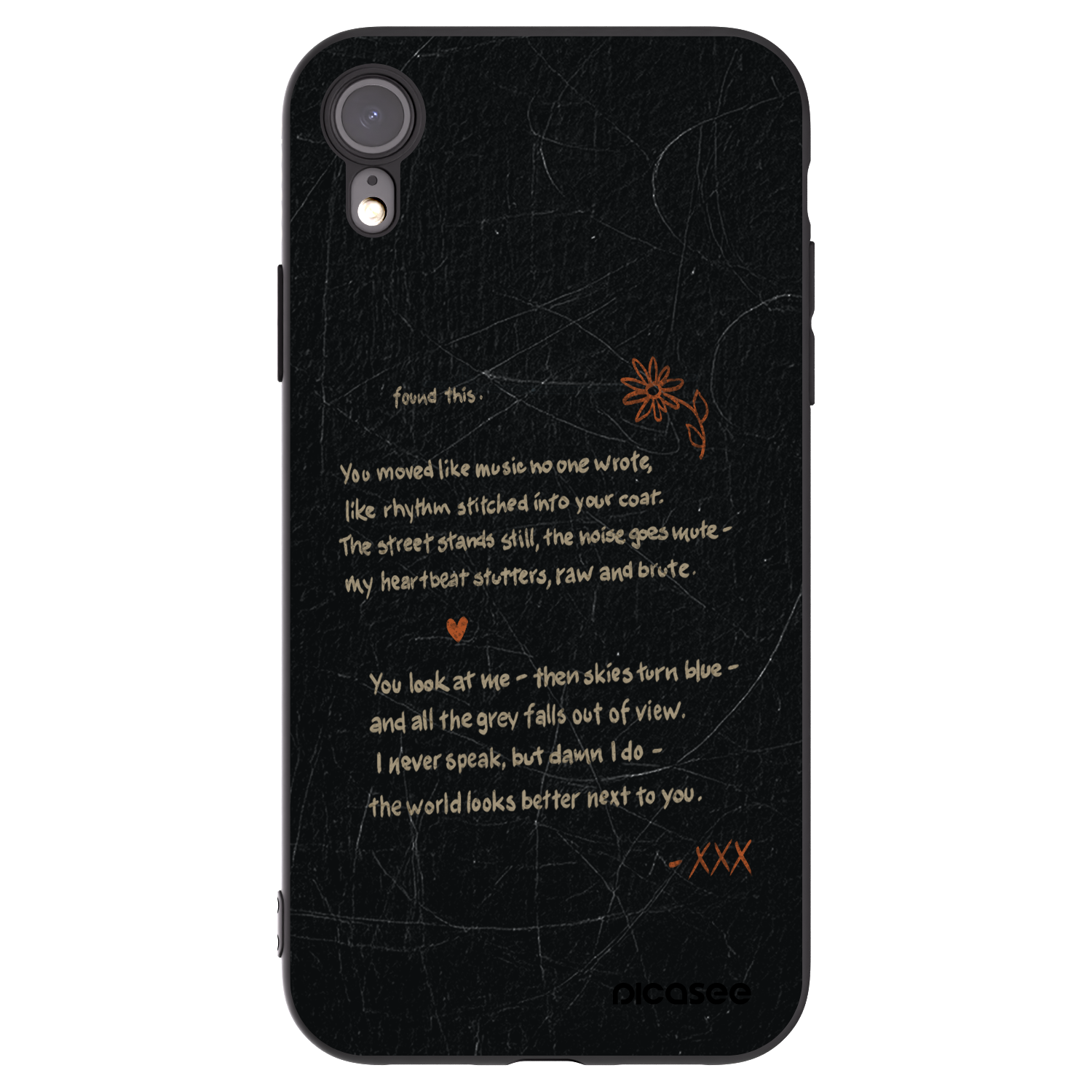 Picasee silikonový černý obal pro Apple iPhone XR - POET