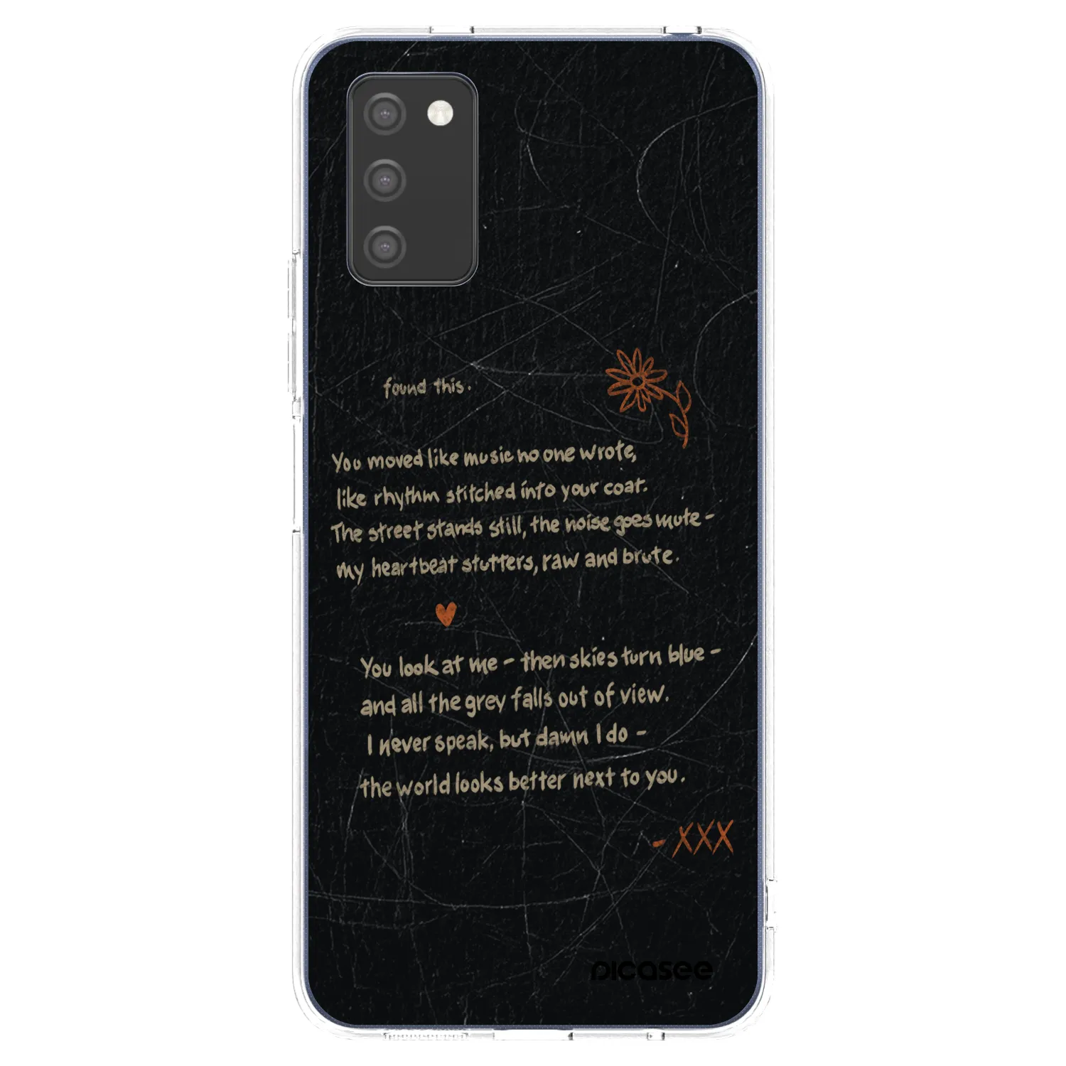 Picasee silikonový průhledný obal pro Samsung Galaxy A02s A025G - POET