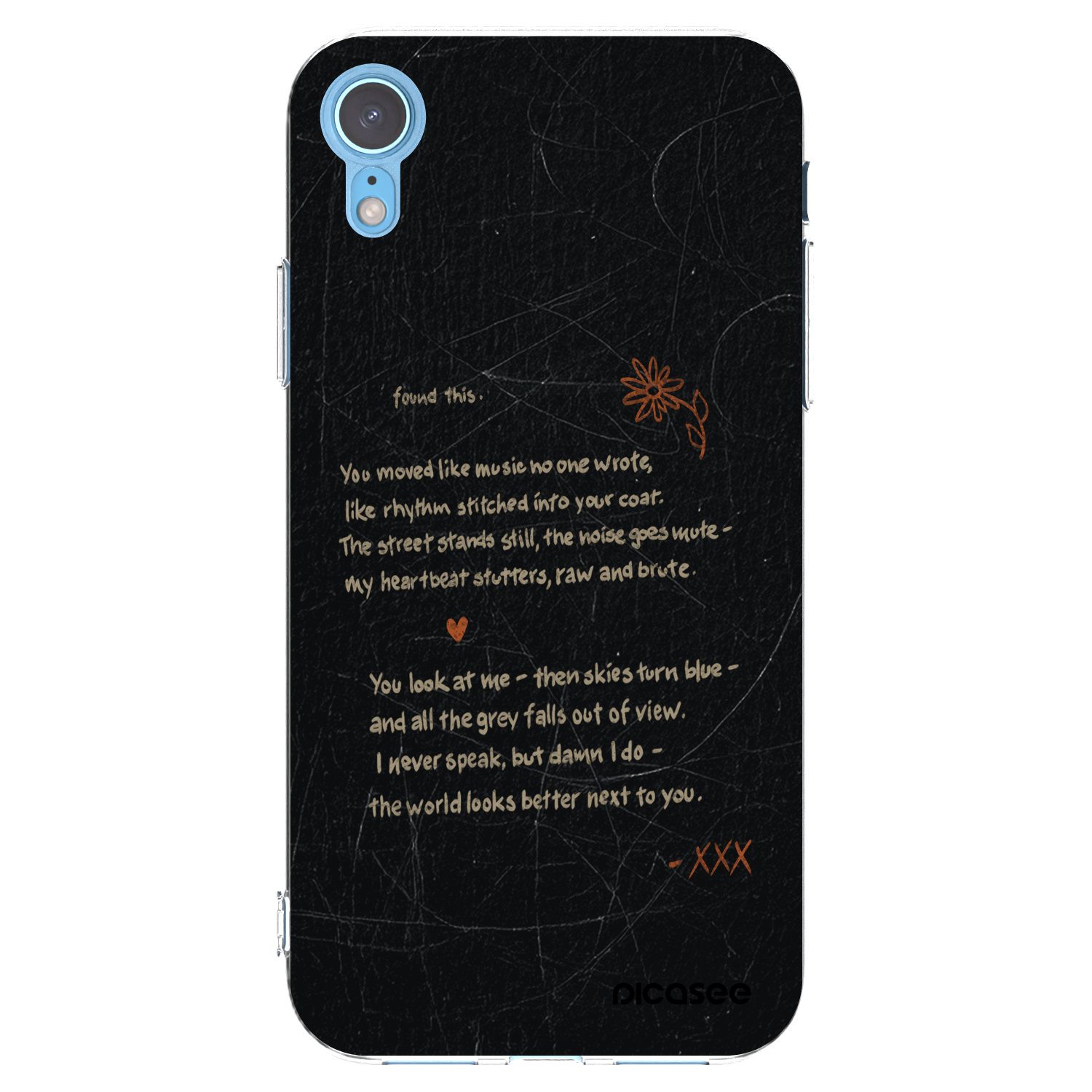 Picasee silikonový průhledný obal pro Apple iPhone XR - POET