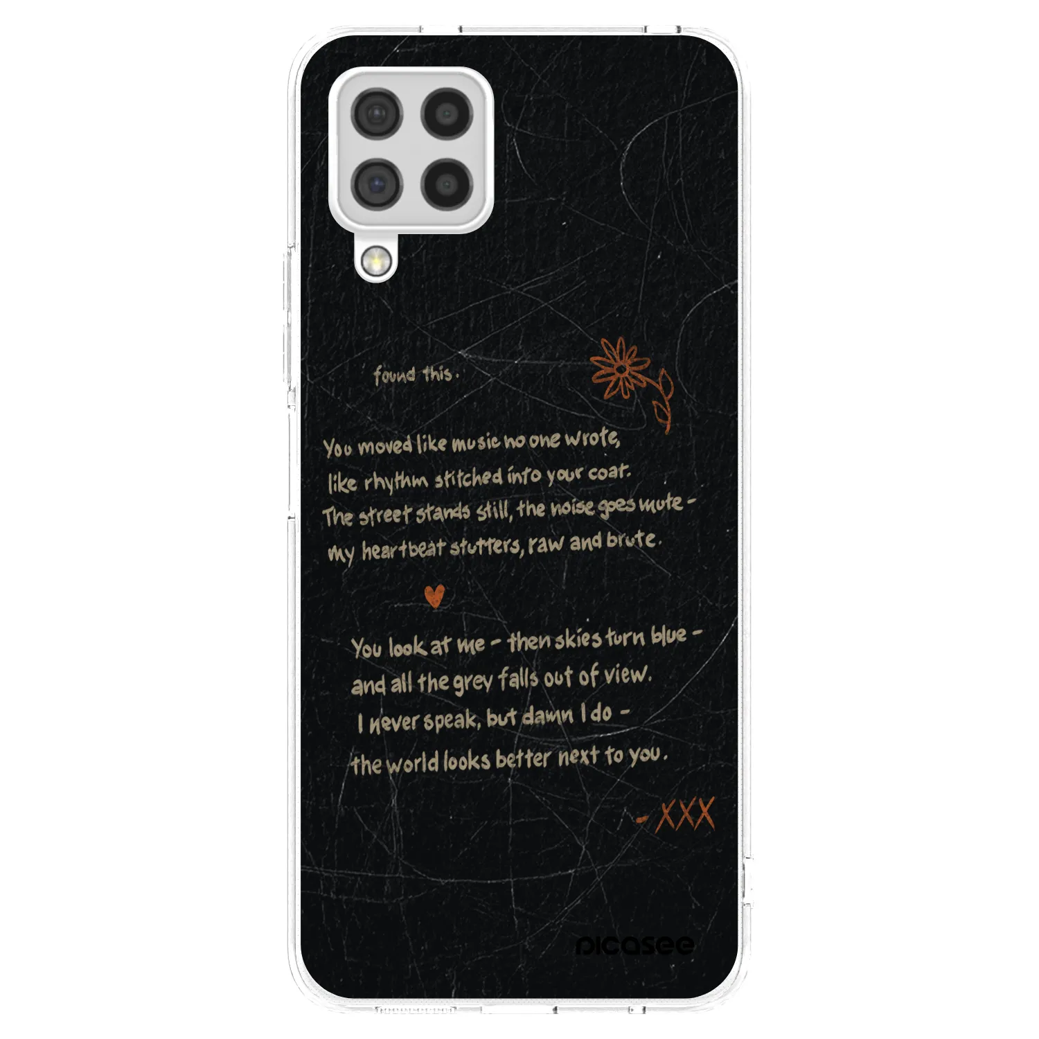 Picasee silikonový průhledný obal pro Samsung Galaxy A22 A225F 4G - POET
