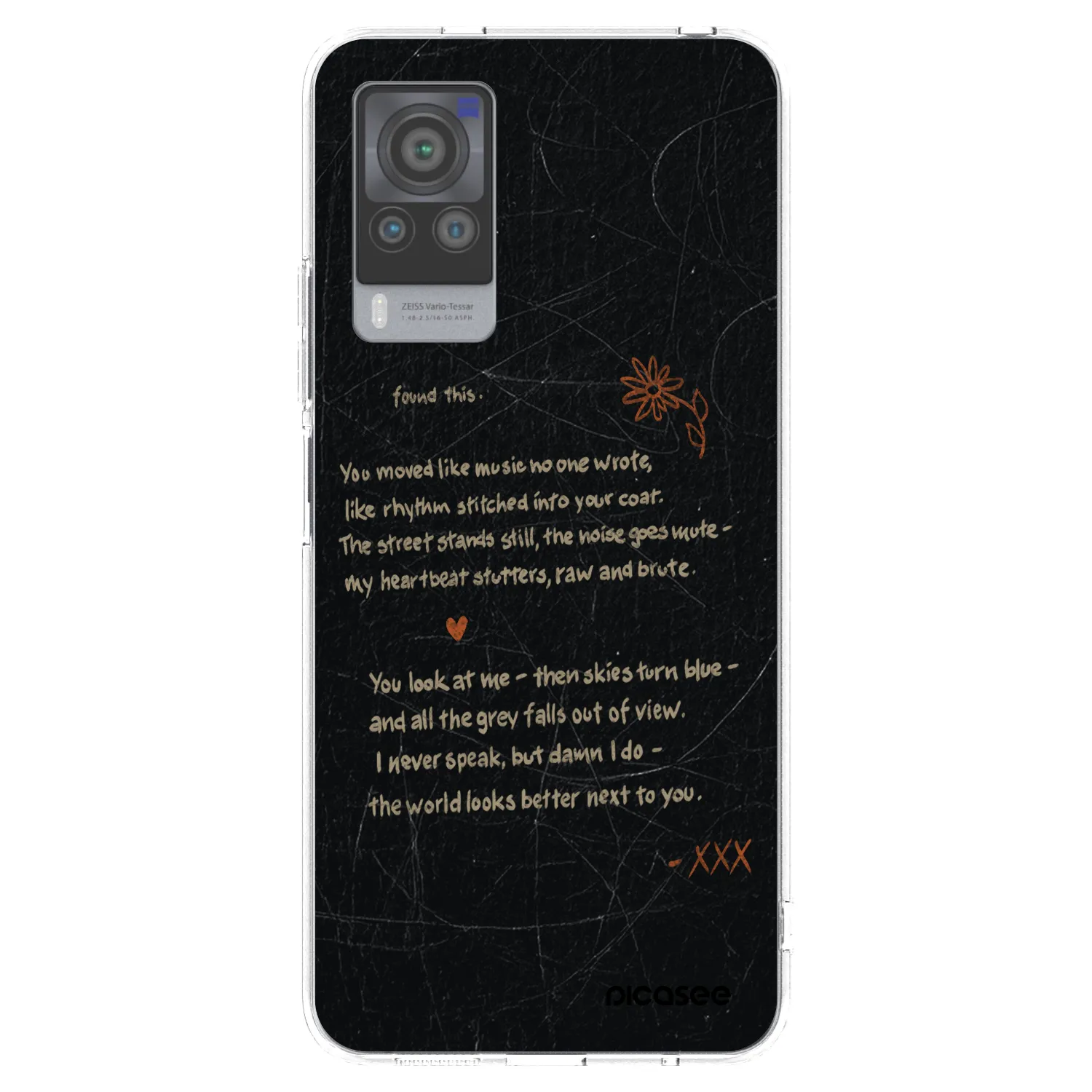 Picasee silikonový průhledný obal pro Vivo X60 Pro 5G - POET