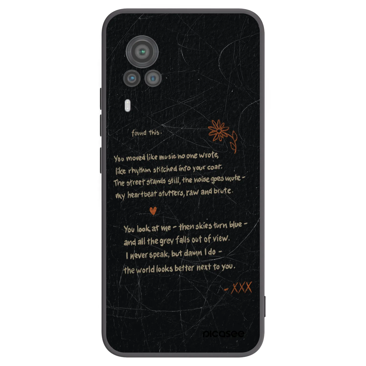 Picasee silikonový černý obal pro Vivo X60 Pro 5G - POET