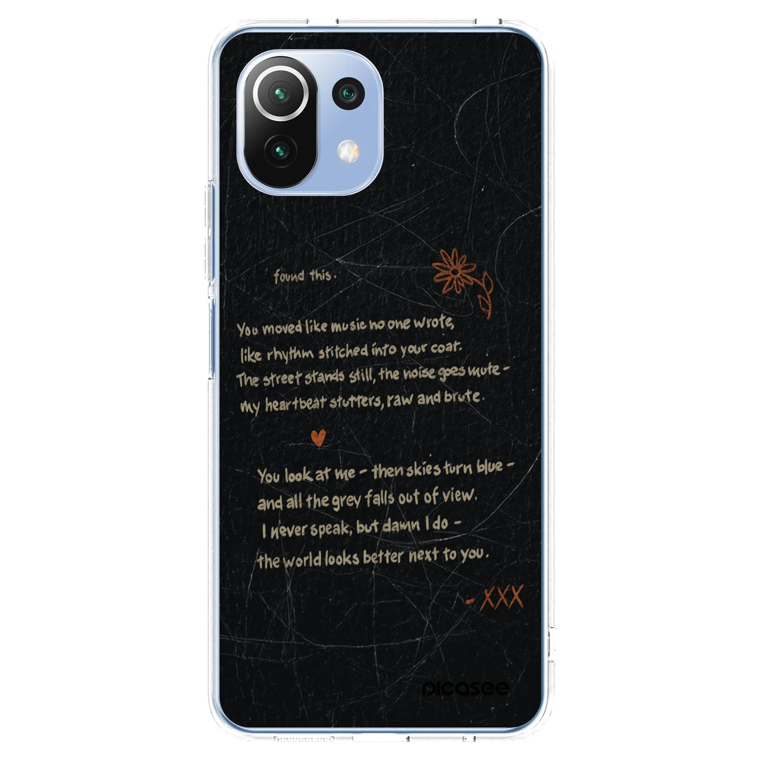 Picasee silikonový průhledný obal pro Xiaomi 11 Lite 5G NE - POET