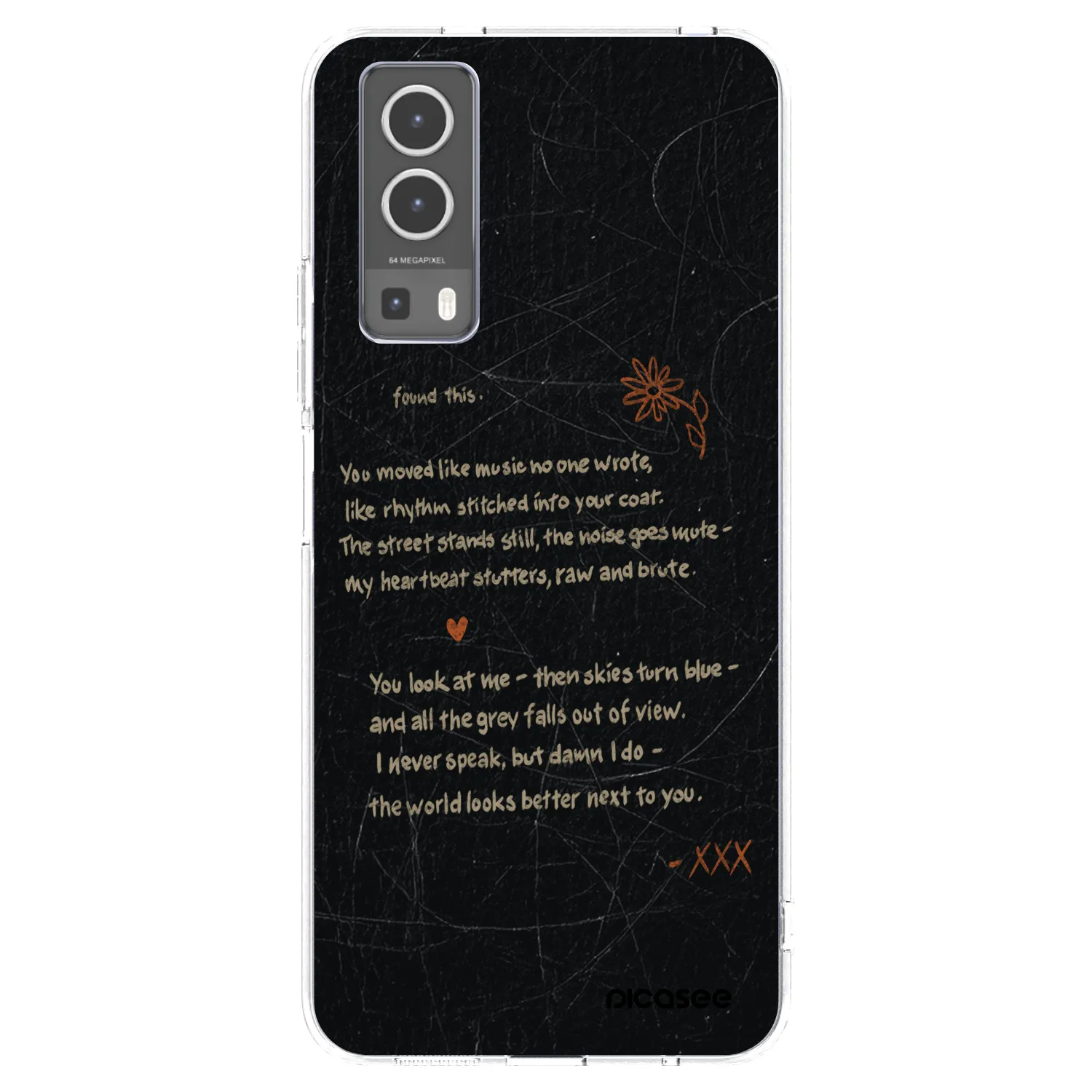 Picasee silikonový průhledný obal pro Vivo Y72 5G - POET
