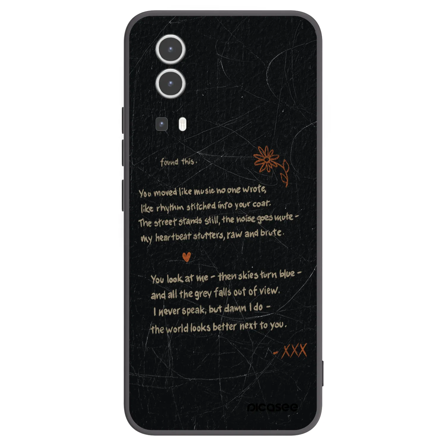 Picasee silikonový černý obal pro Vivo Y72 5G - POET