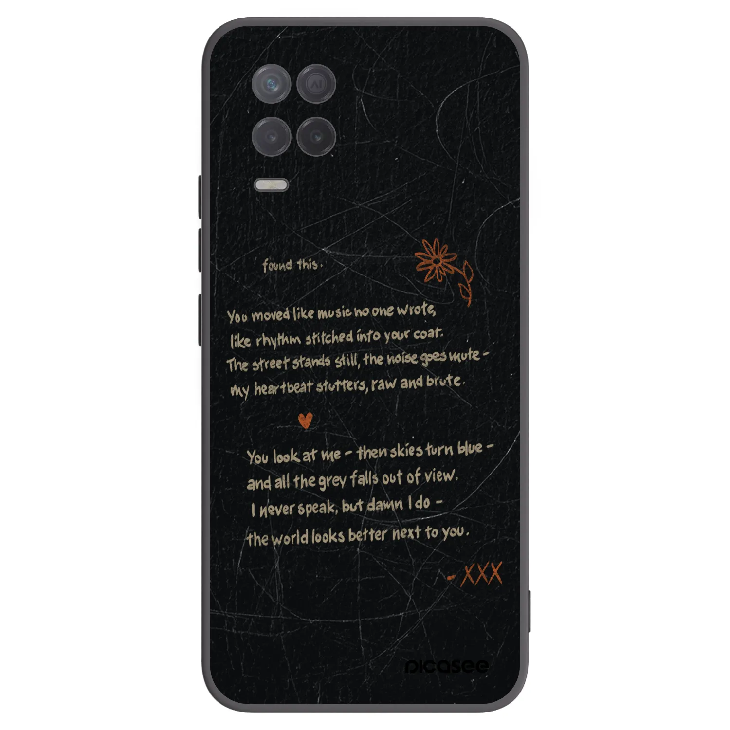 Picasee silikonový černý obal pro Realme 8 5G - POET