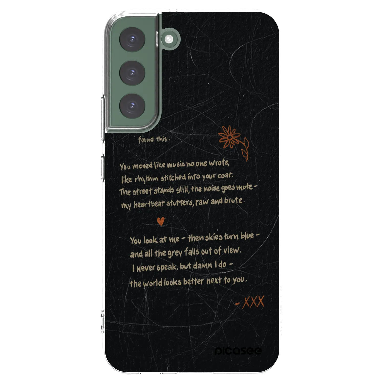 Picasee silikonový průhledný obal pro Samsung Galaxy S22+ 5G - POET