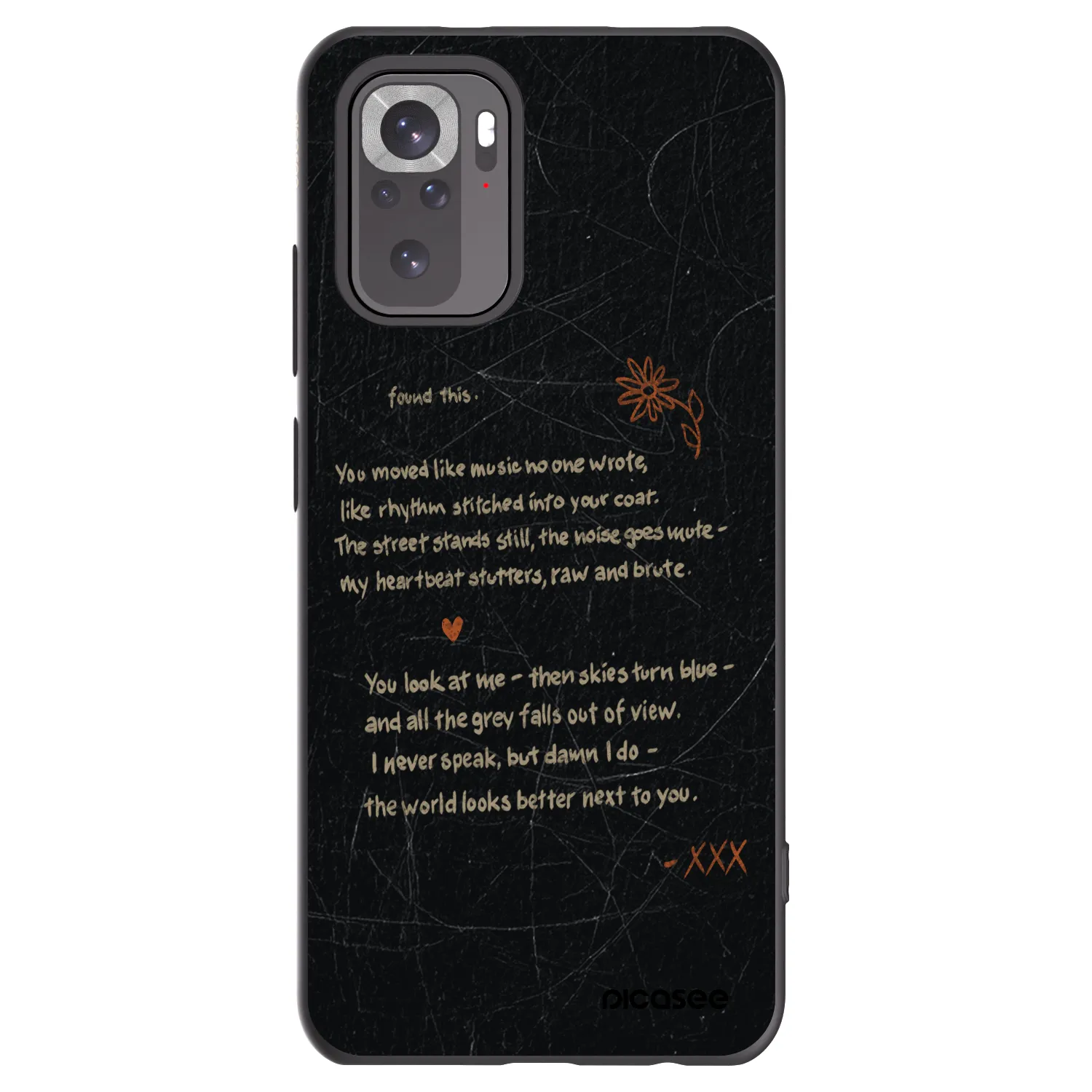 Picasee silikonový černý obal pro Xiaomi Redmi Note 11S 4G - POET