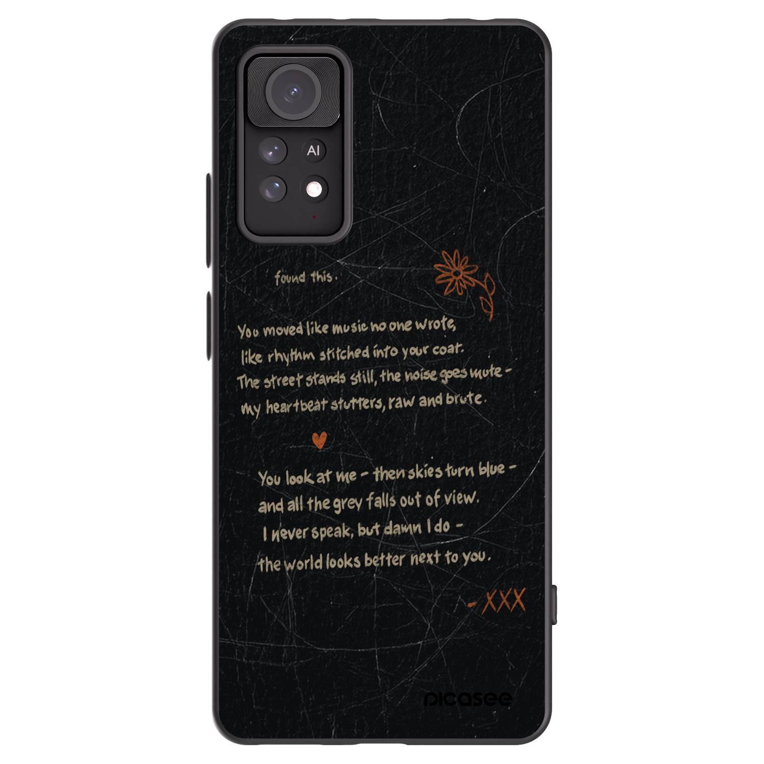 Picasee silikonový černý obal pro Xiaomi Redmi Note 11 Pro - POET