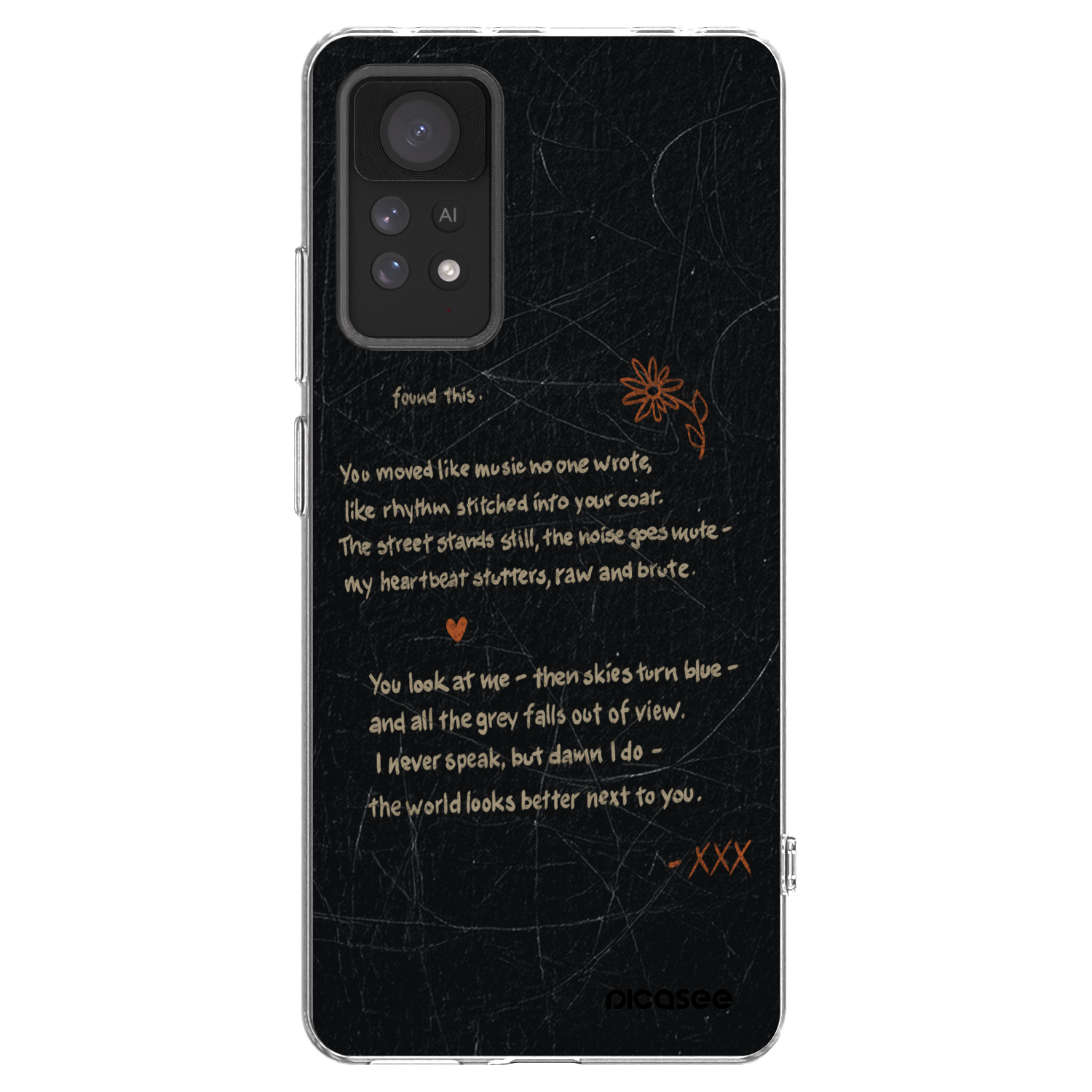 Picasee silikonový průhledný obal pro Xiaomi Redmi Note 11 Pro - POET