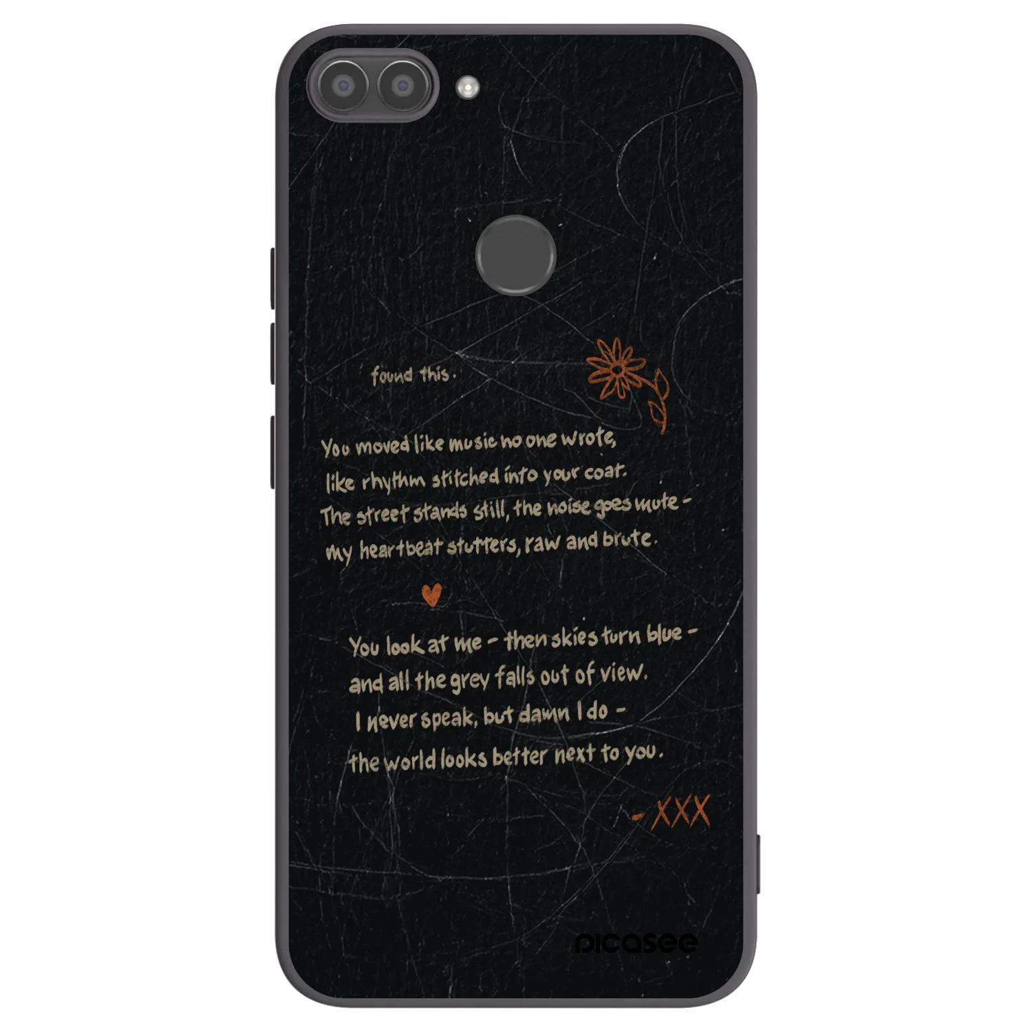 Picasee silikonový černý obal pro Huawei P Smart - POET