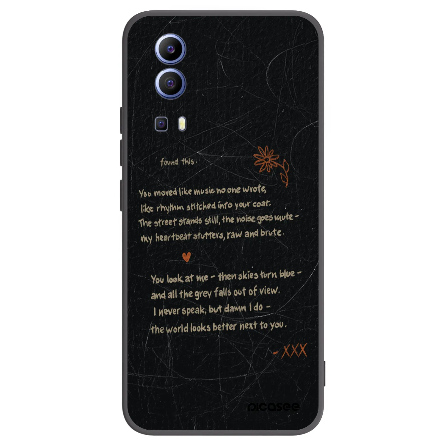 Picasee silikonový černý obal pro Vivo Y52 5G - POET