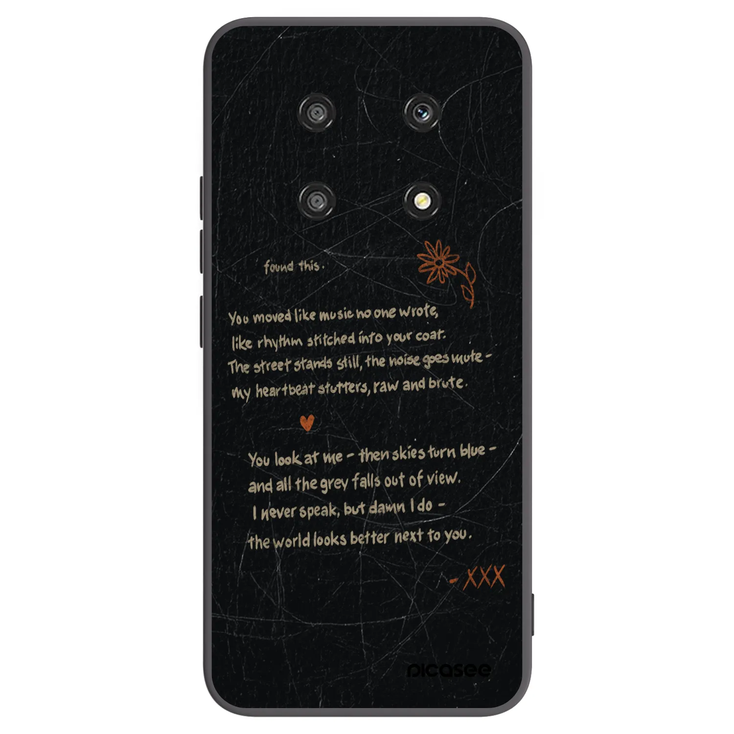 Picasee silikonový černý obal pro Honor Magic4 Lite 5G - POET