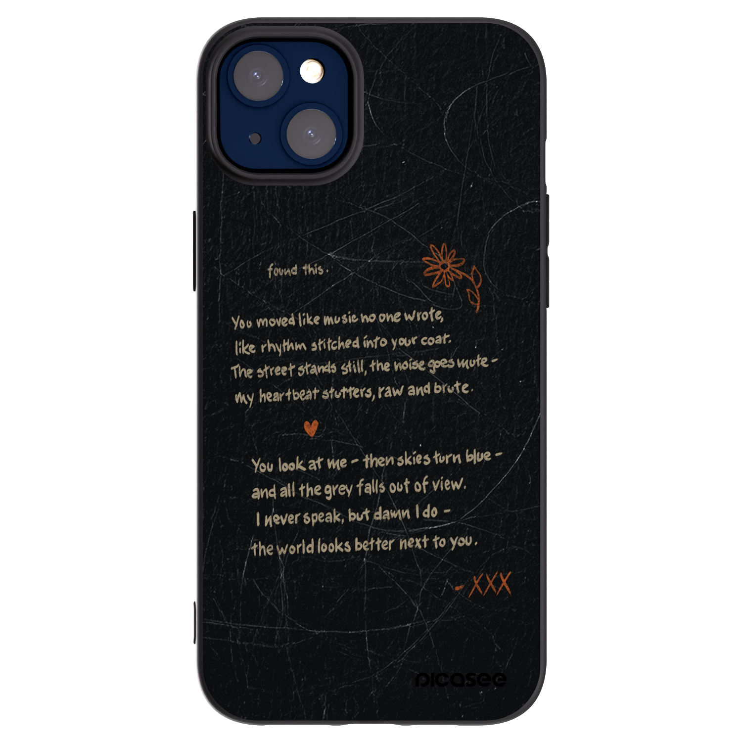 Picasee silikonový černý obal pro Apple iPhone 14 Plus - POET