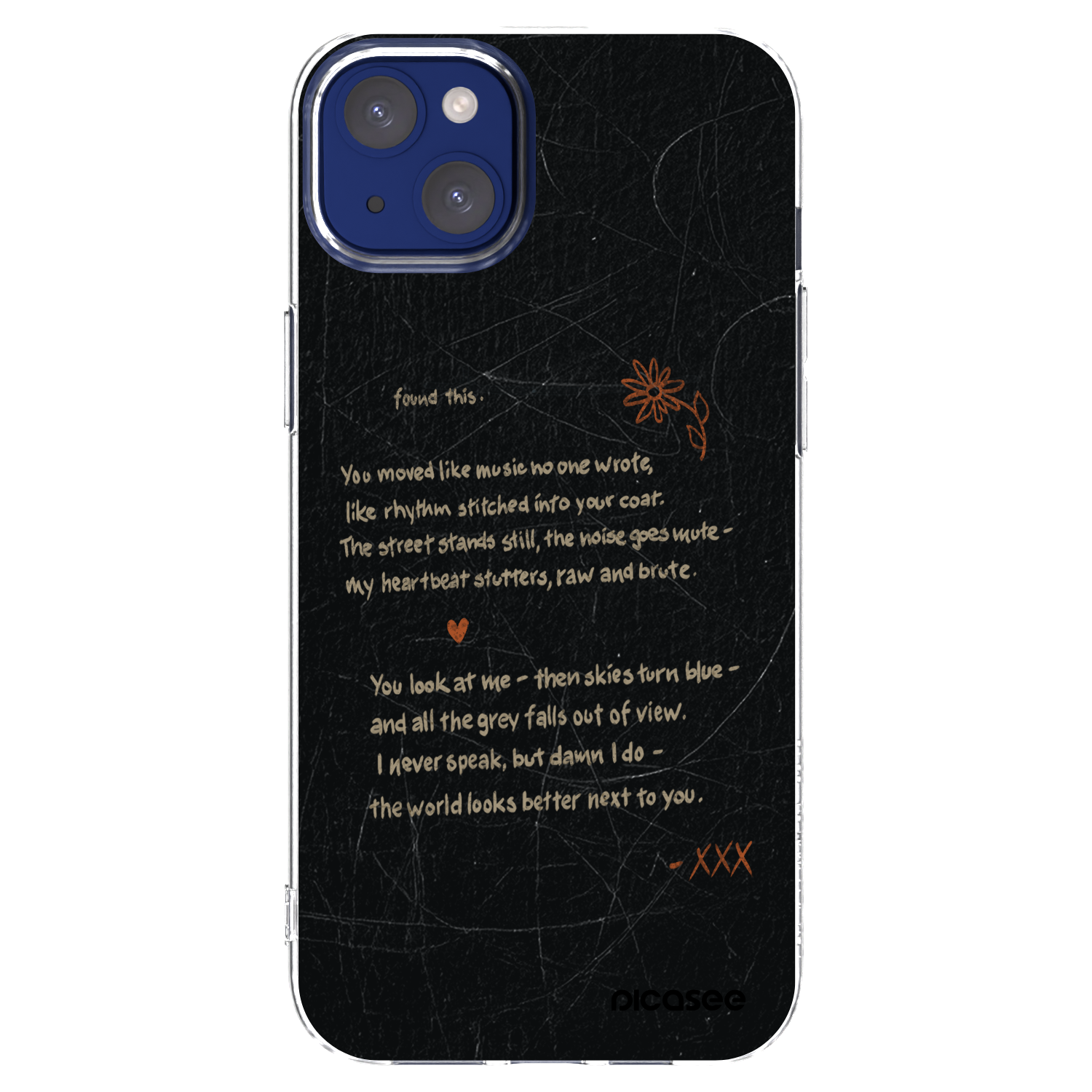 Picasee silikonový průhledný obal pro Apple iPhone 14 Plus - POET