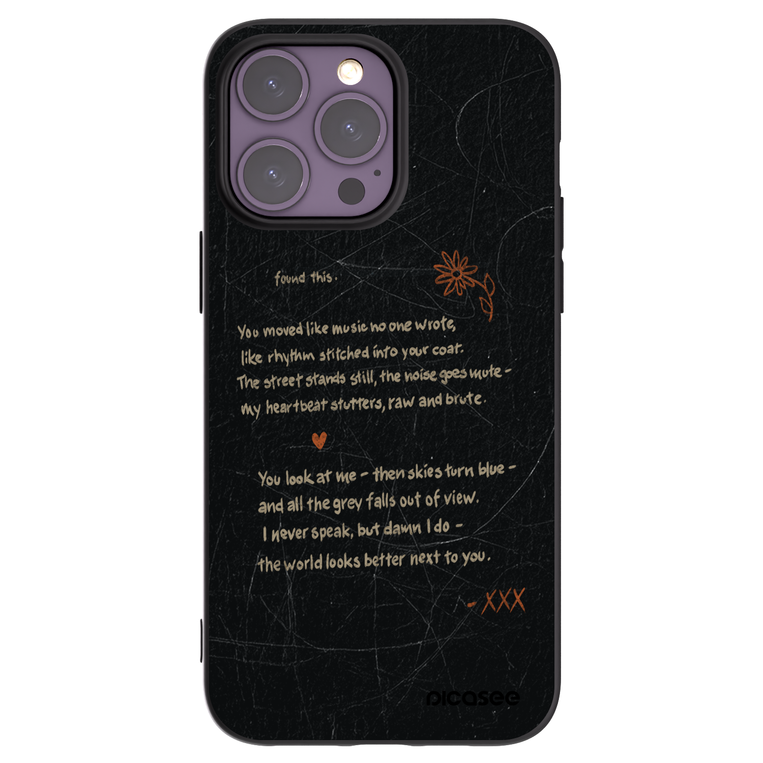 Picasee silikonový černý obal pro Apple iPhone 14 Pro Max - POET