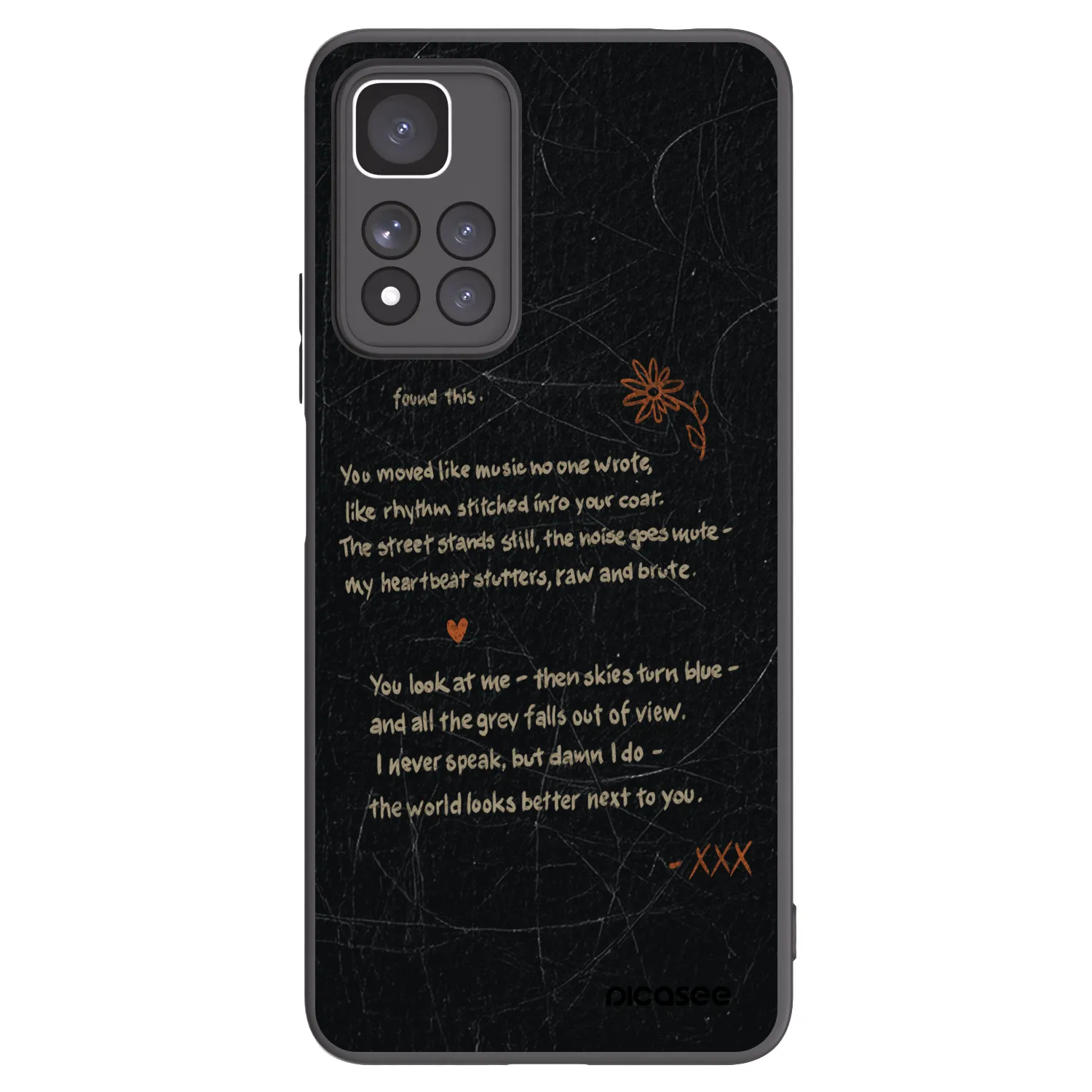Picasee silikonový černý obal pro Xiaomi Redmi Note 11 Pro+ 5G - POET