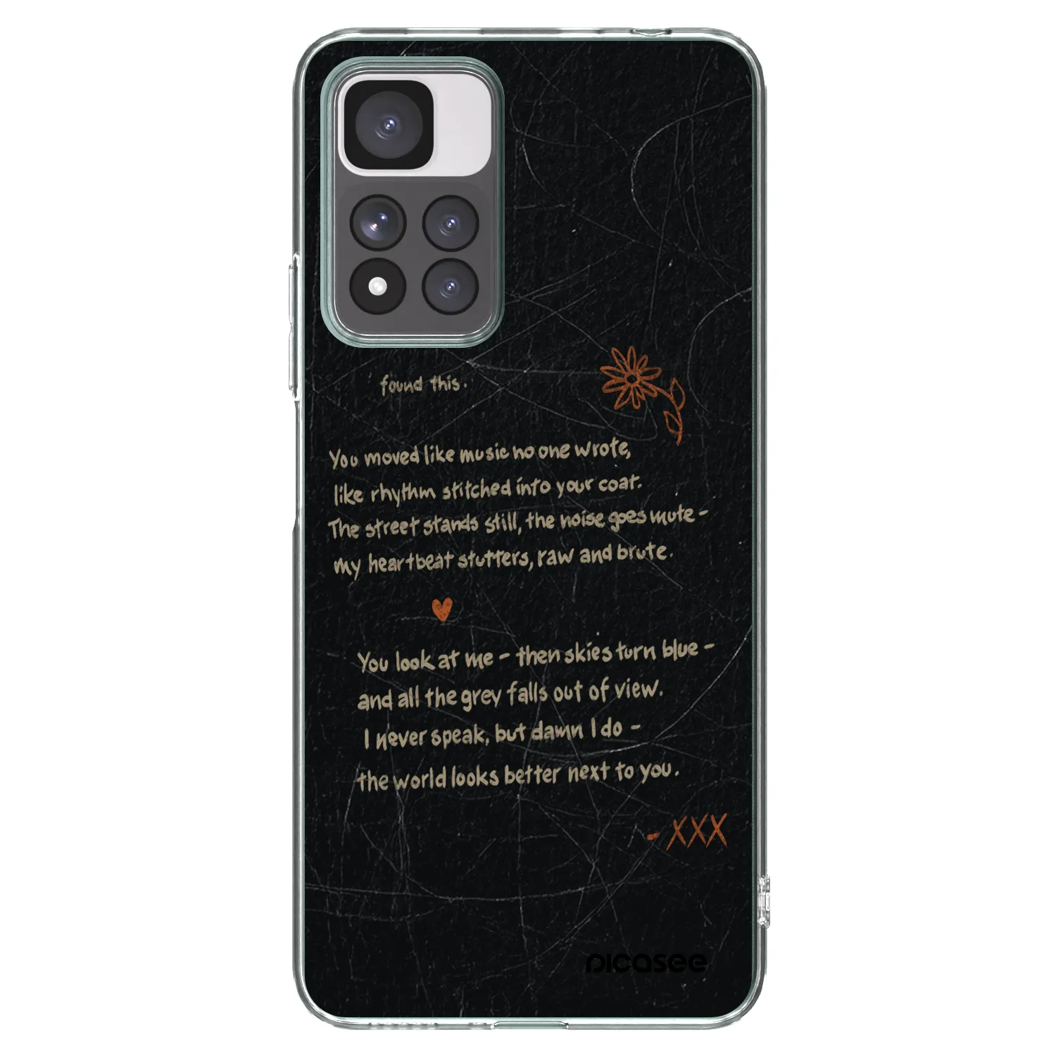 Picasee silikonový průhledný obal pro Xiaomi Redmi Note 11 Pro+ 5G - POET