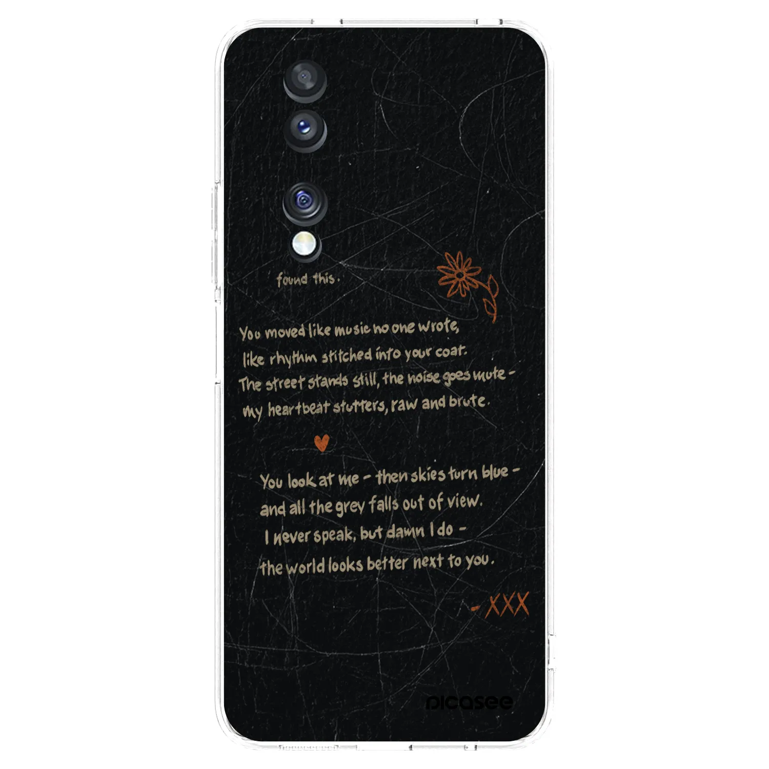 Picasee silikonový průhledný obal pro Honor 70 - POET