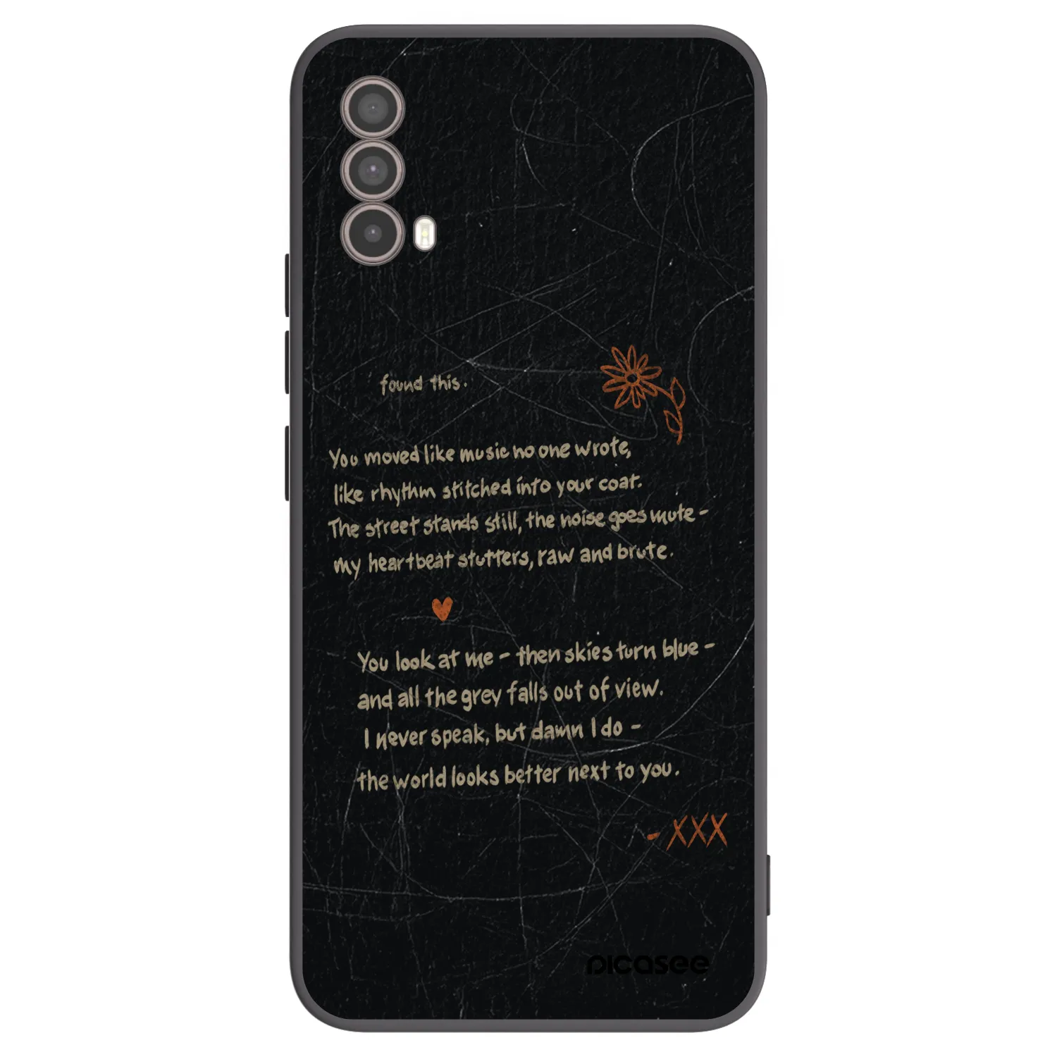 Picasee silikonový černý obal pro Motorola Moto E40 - POET