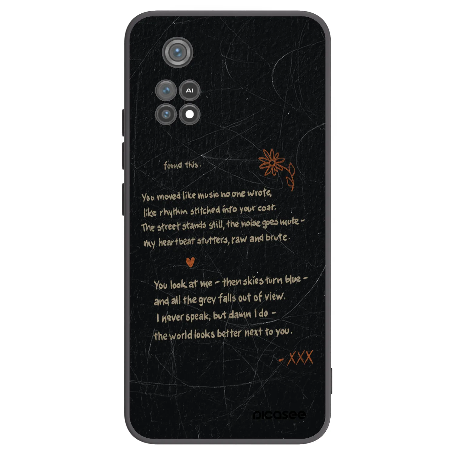 Picasee silikonový černý obal pro Xiaomi Poco M4 Pro - POET