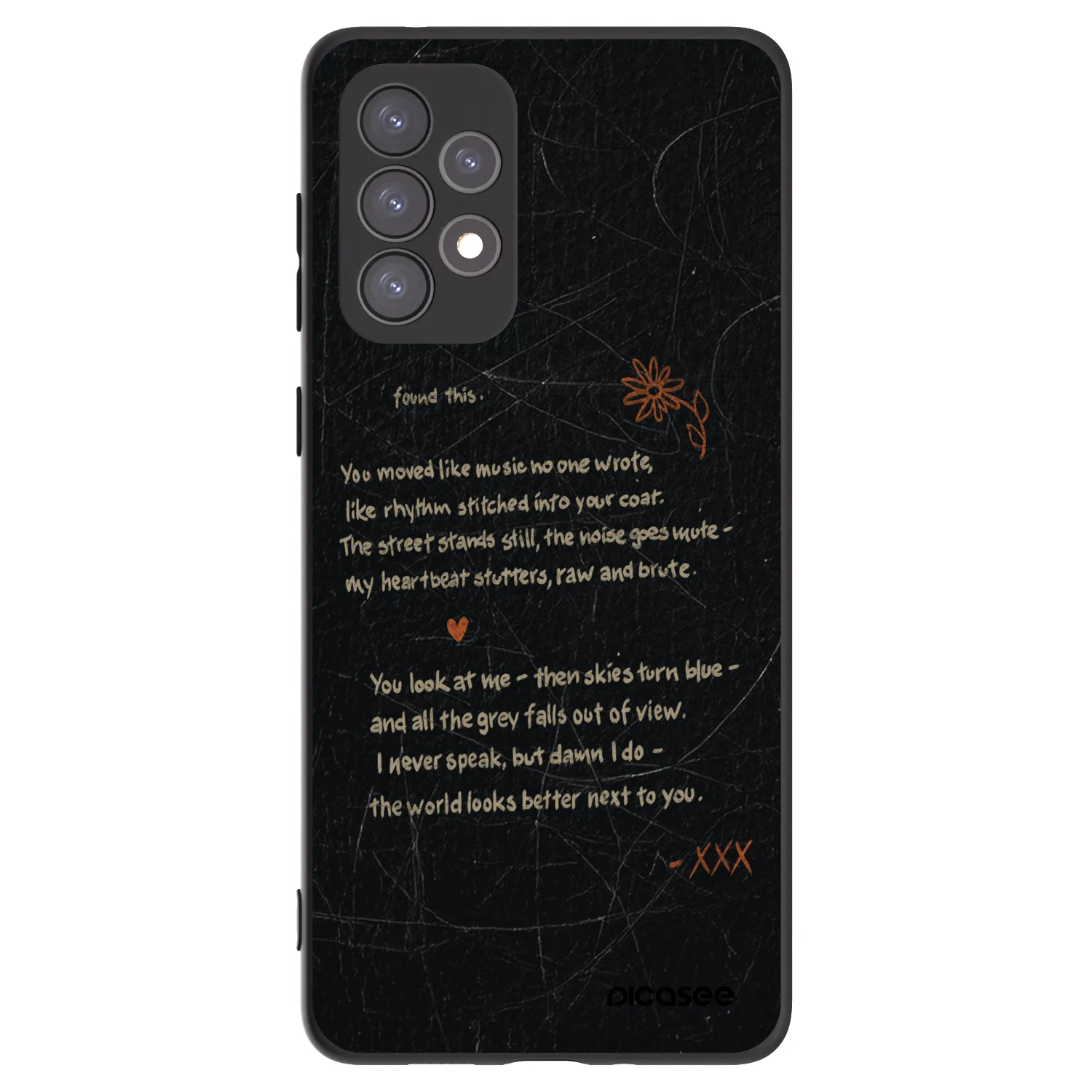 Picasee silikonový černý obal pro Samsung Galaxy A73 5G - POET