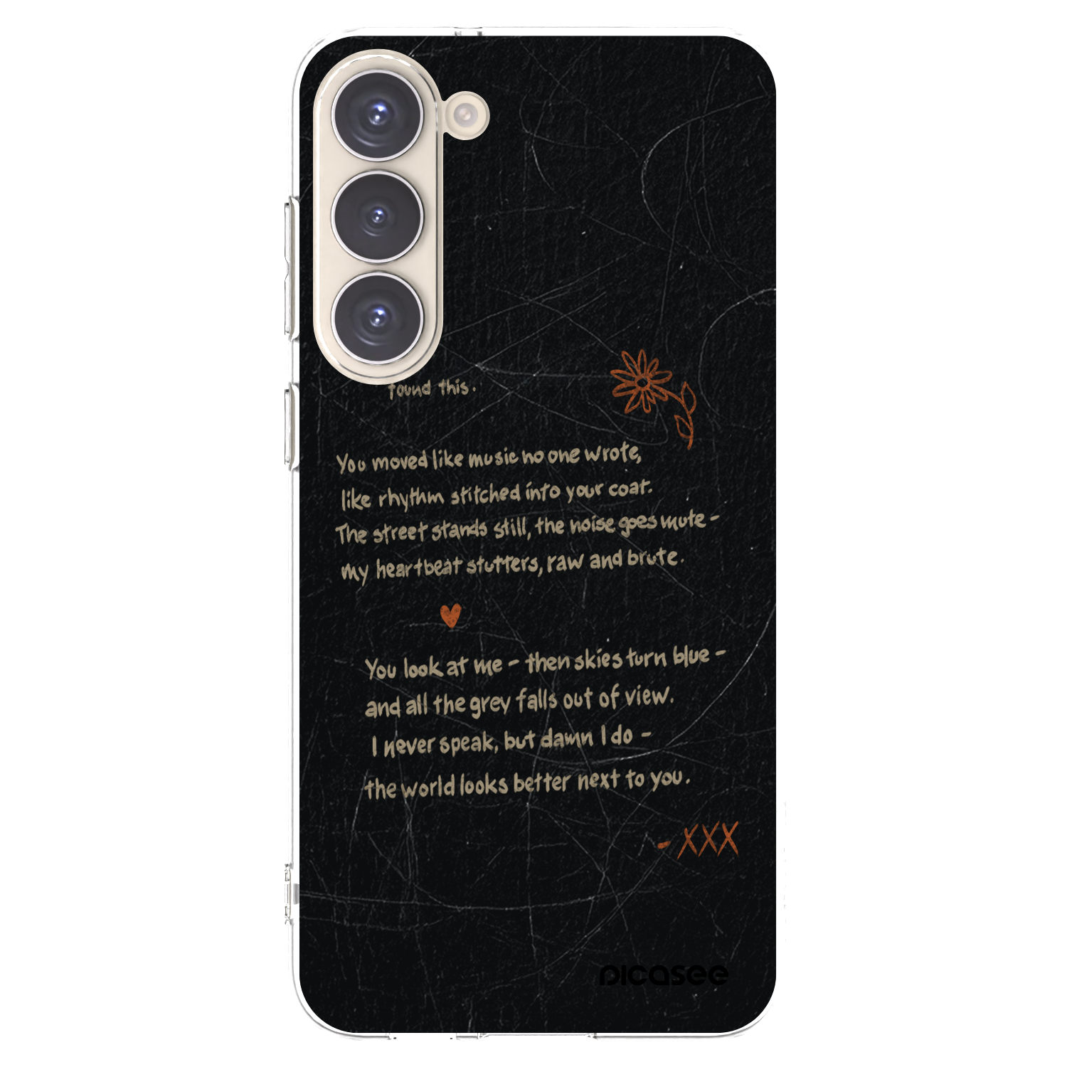 Picasee silikonový průhledný obal pro Samsung Galaxy S23+ 5G - POET