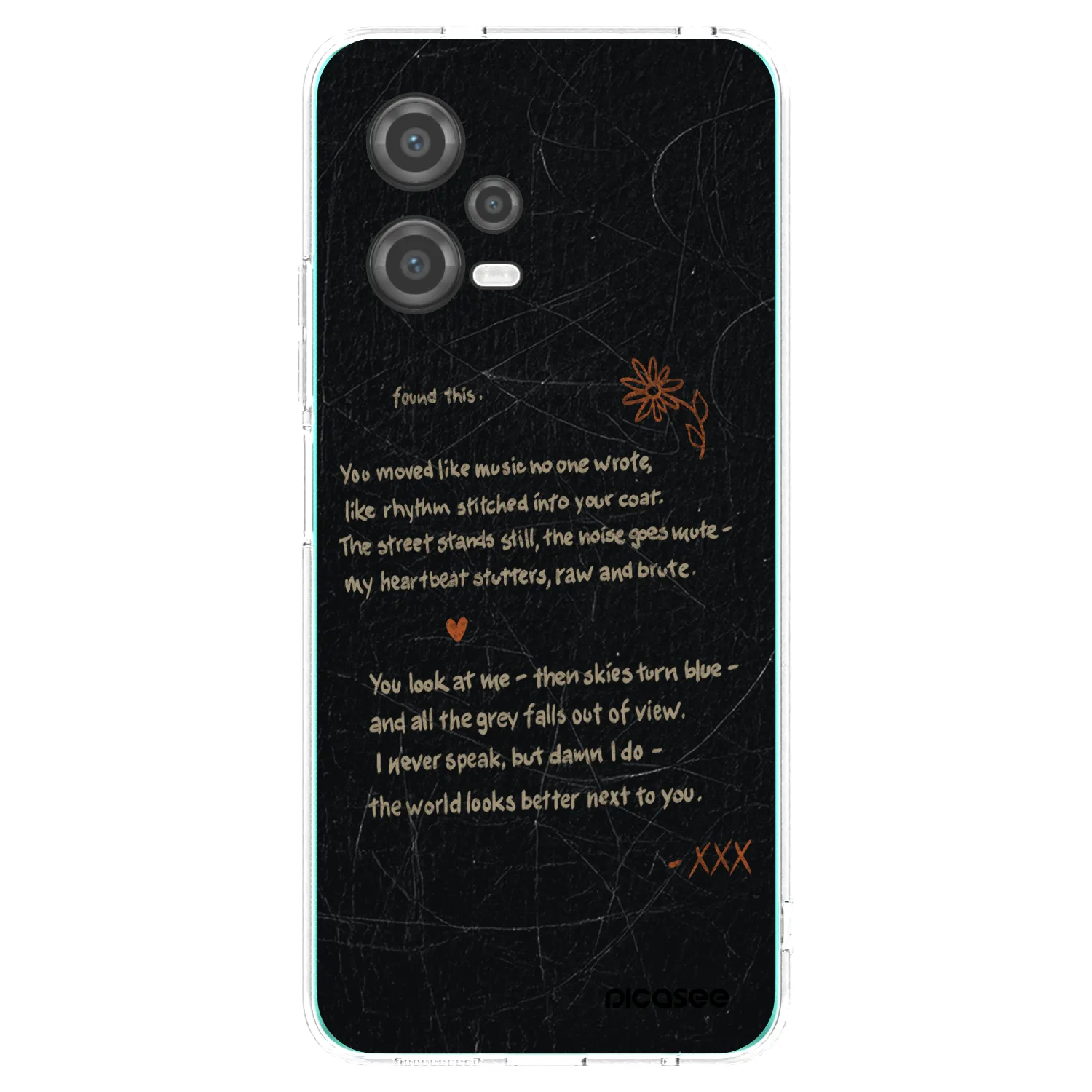 Picasee silikonový průhledný obal pro Xiaomi Poco X5 - POET