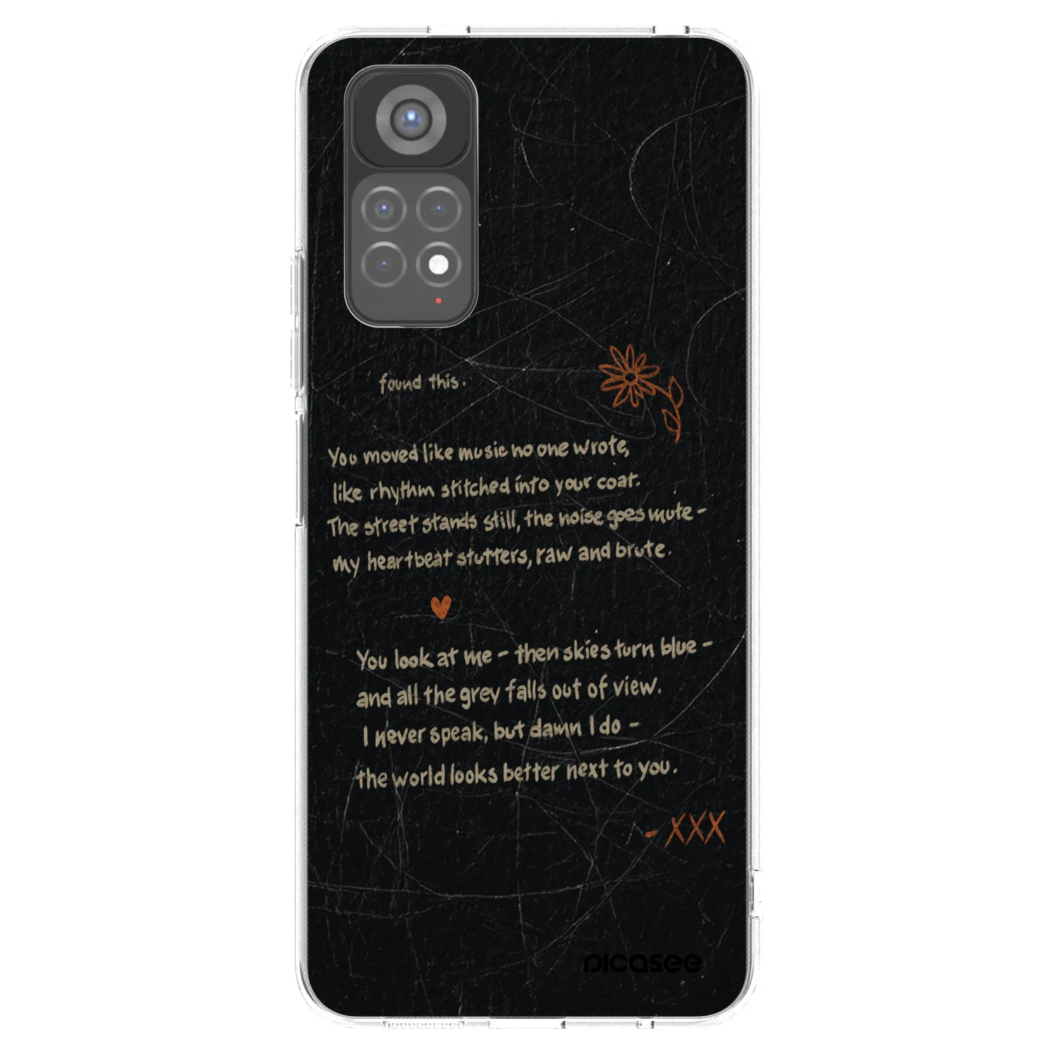 Picasee silikonový průhledný obal pro Xiaomi Redmi Note 11S 5G - POET