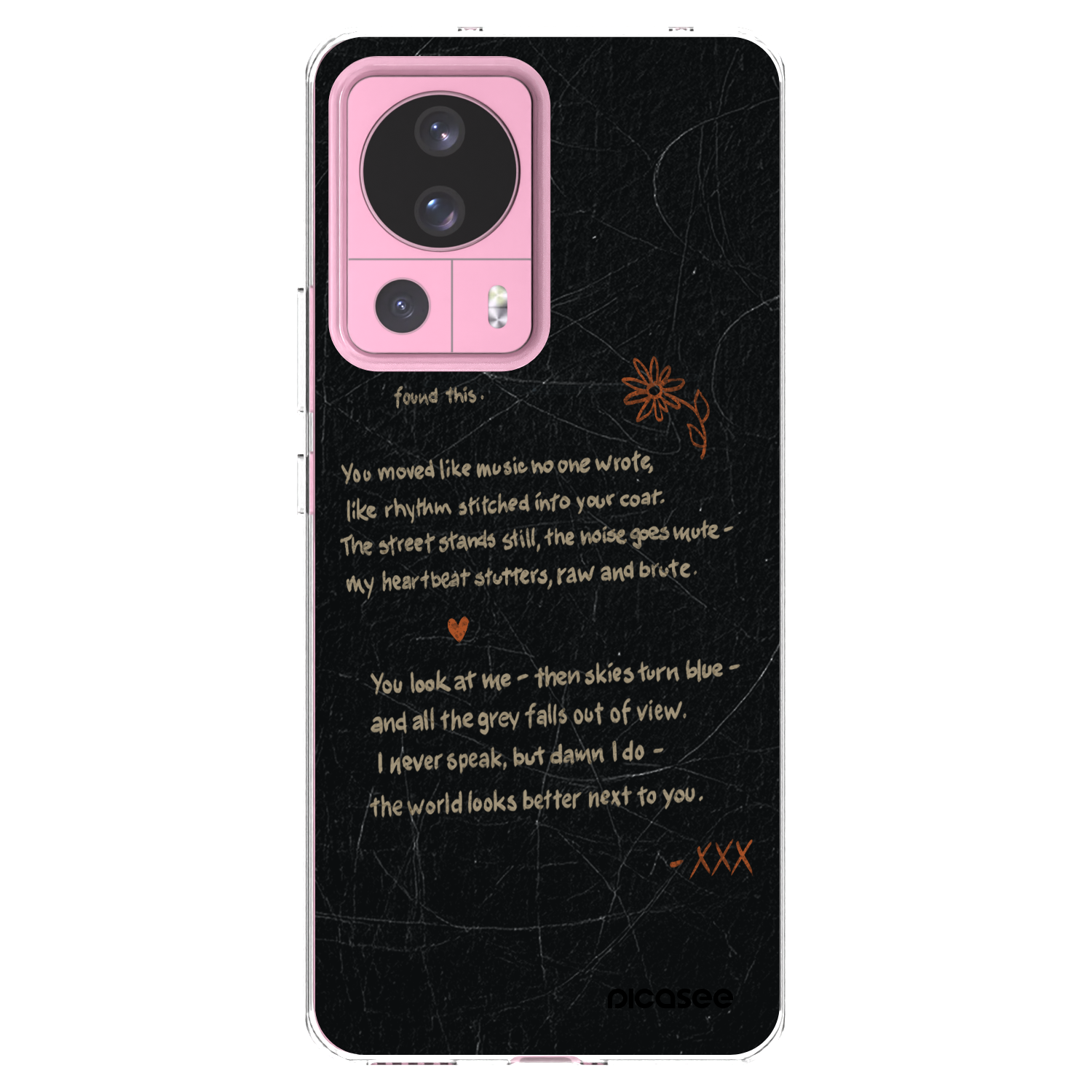 Picasee silikonový průhledný obal pro Xiaomi 13 Lite - POET