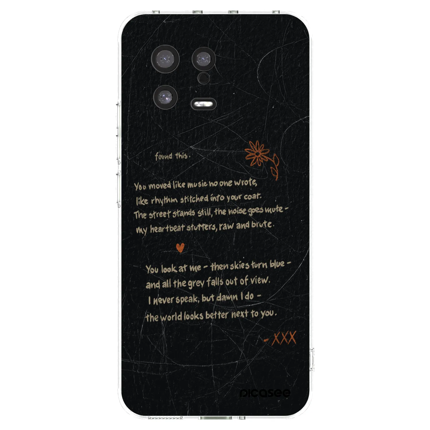 Picasee silikonový průhledný obal pro Xiaomi 13 - POET